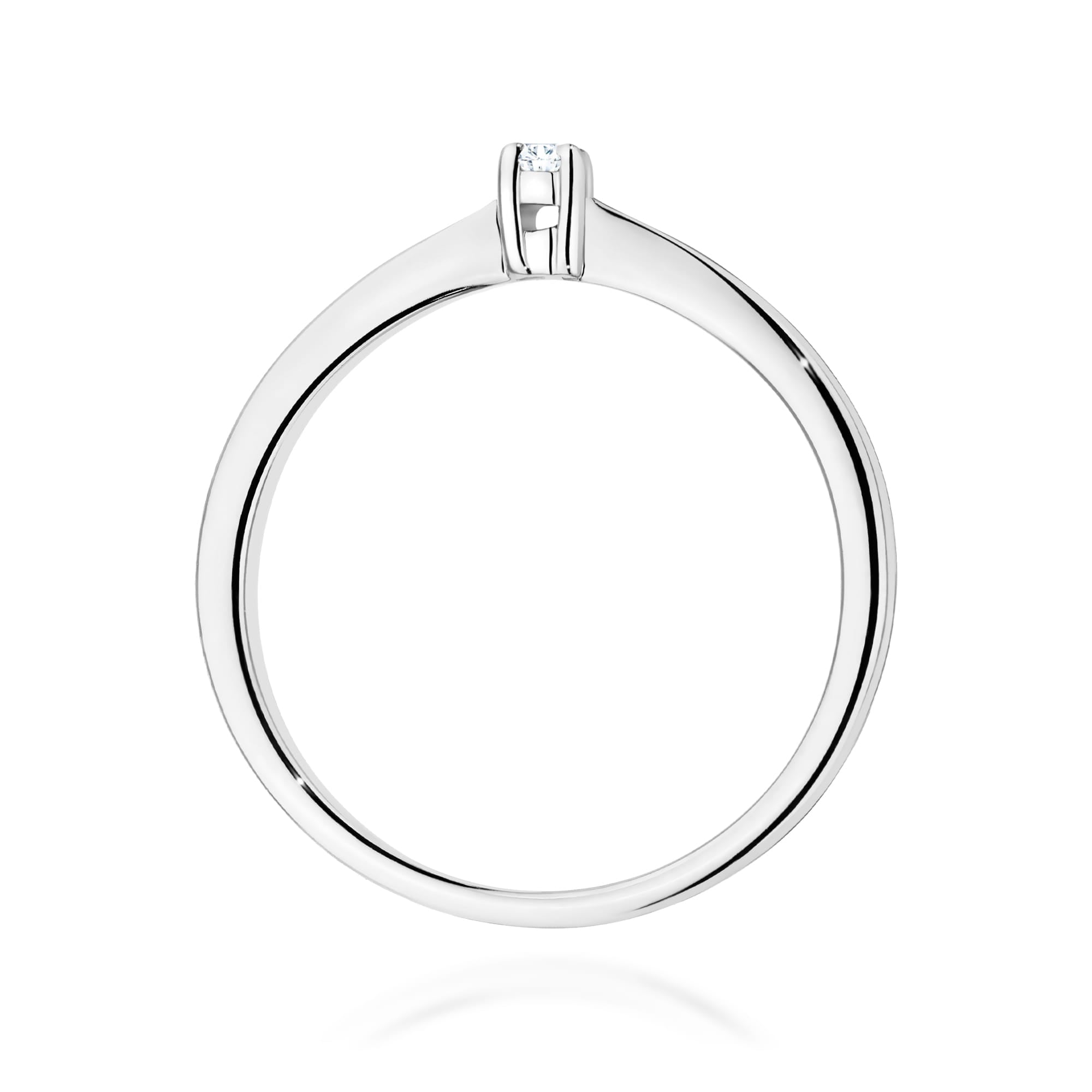 Inel Aur 9K cu Diamant Natural 0.05 ct