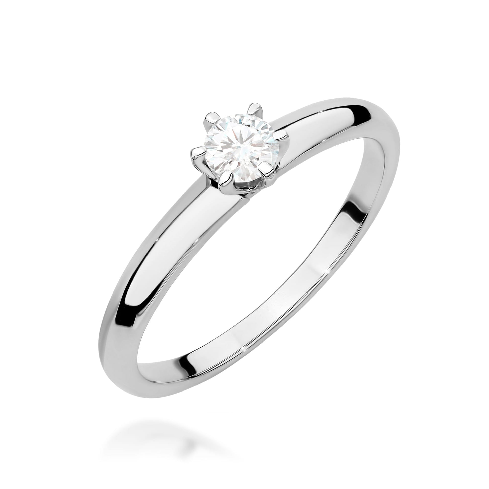 Inel Aur 9K cu Diamant Natural 0.25 ct