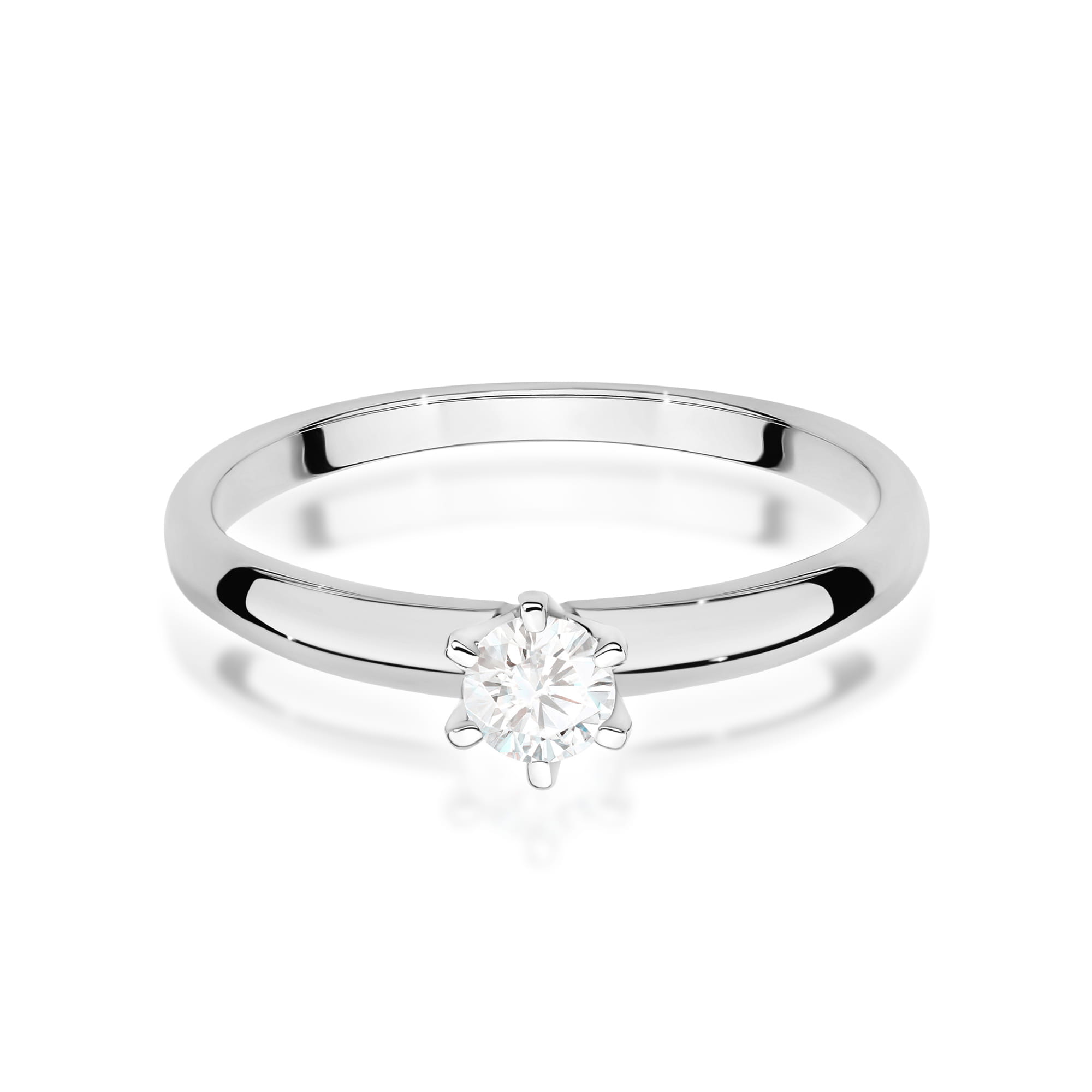 Inel Aur 9K cu Diamant Natural 0.25 ct