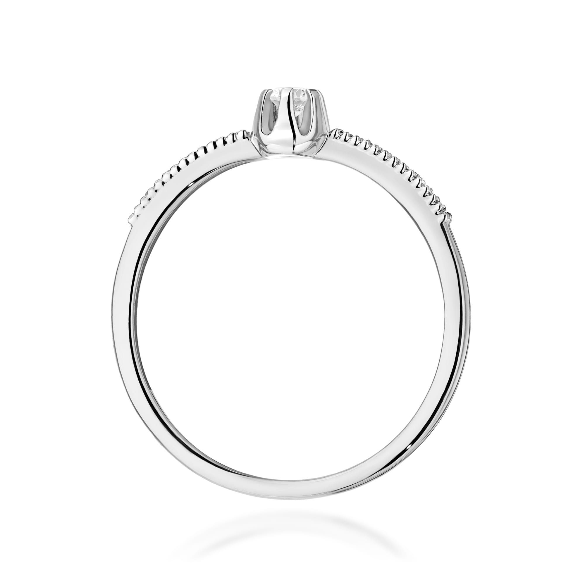 Inel Aur 9K cu Diamante Naturale 0.17 ct