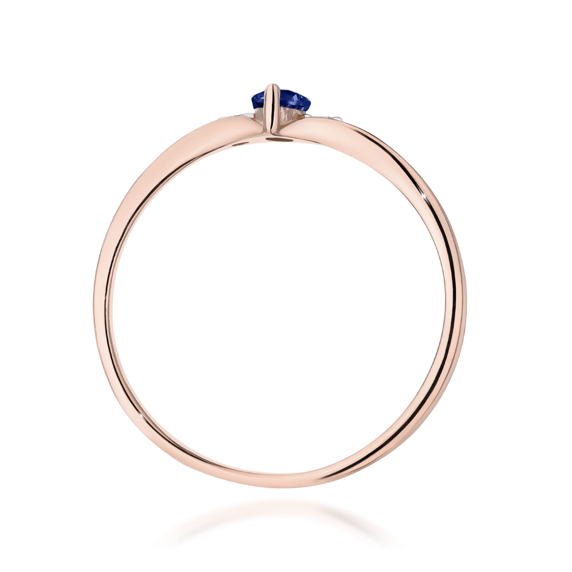 Inel Aur 14K W0681 Safir 0.30ct