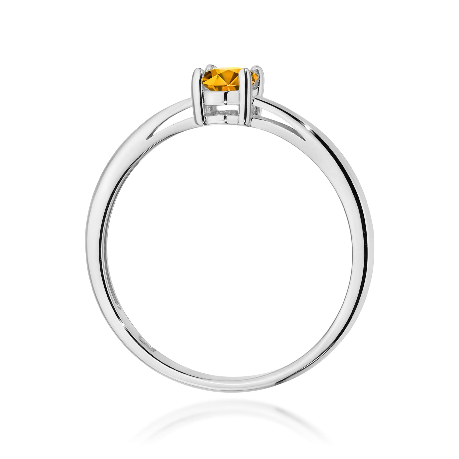 Inel Aur 14K W0685 Citrin 0,60ct