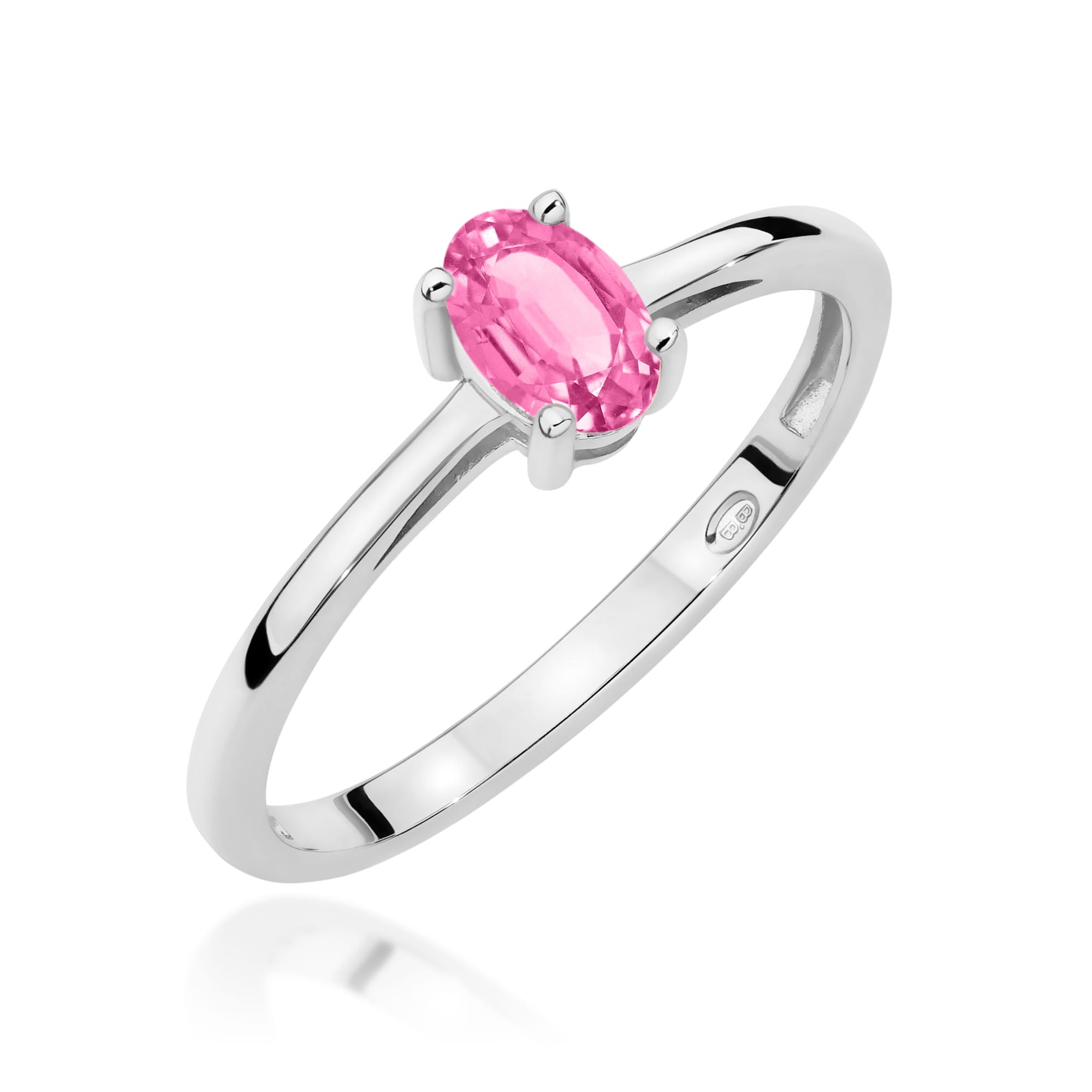 Inel Aur 14K W0685 Topaz Roz 0,50ct