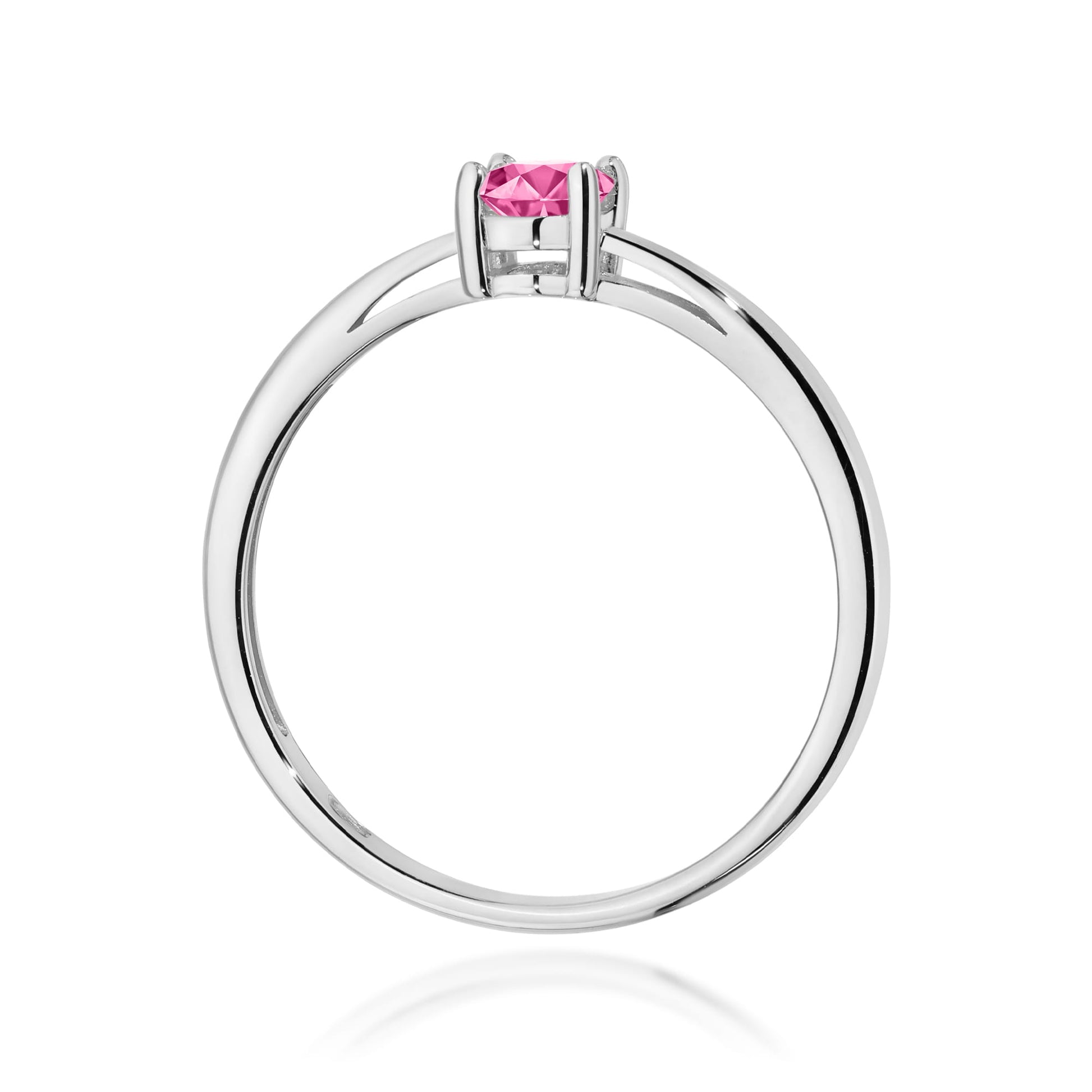 Inel Aur 14K W0685 Topaz Roz 0,50ct