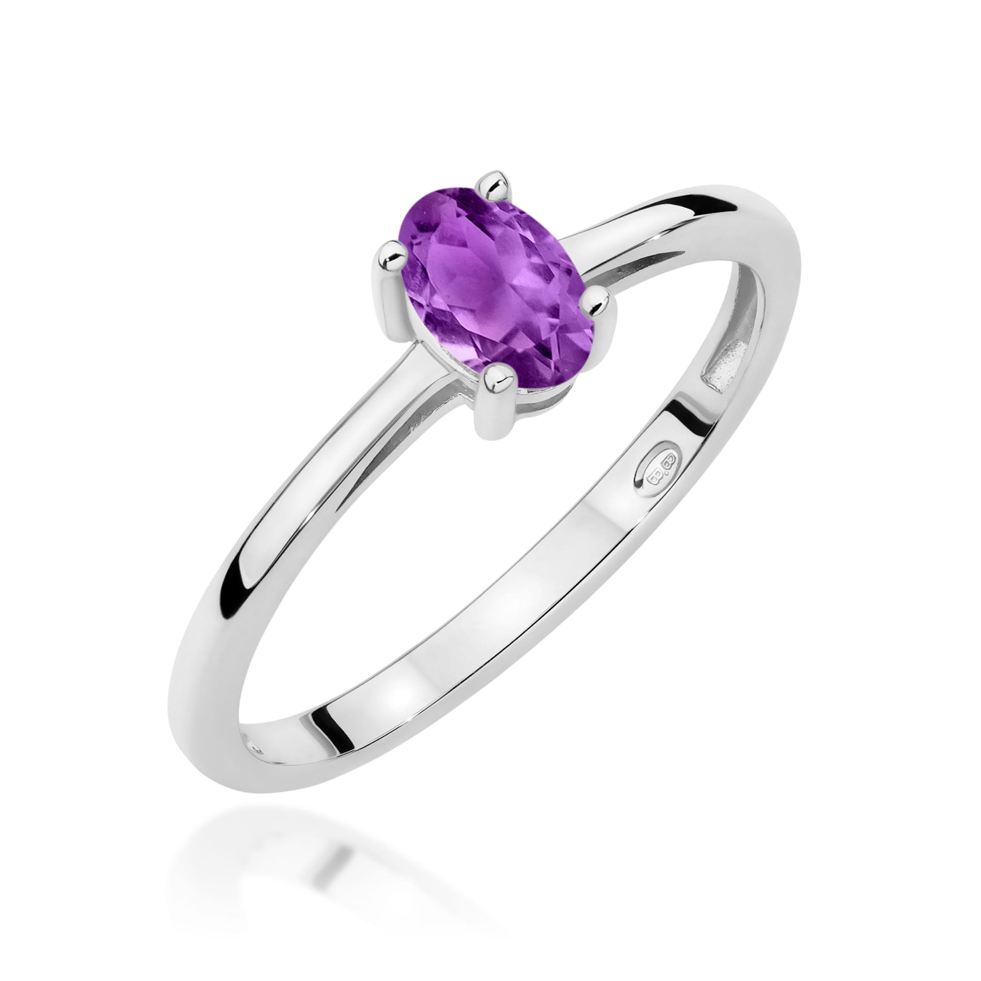 Inel Aur 9K cu Ametist 0.40 ct