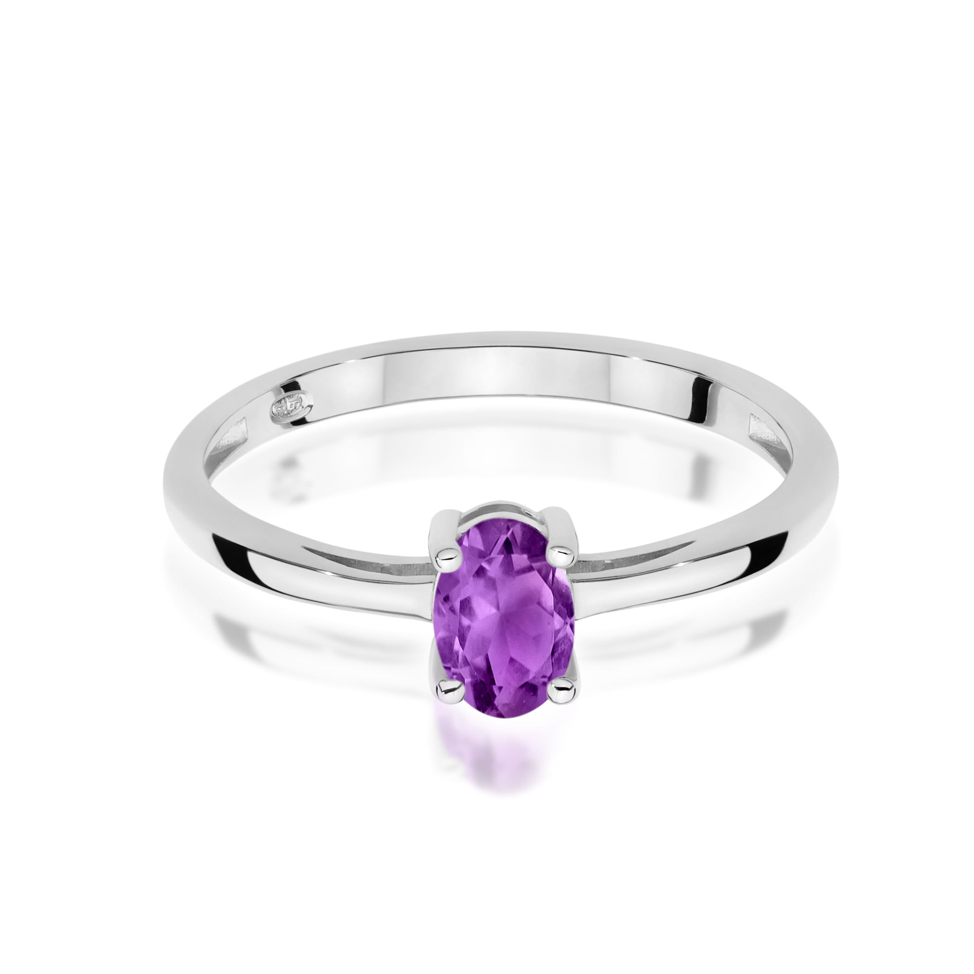 Inel Aur 9K cu Ametist 0.40 ct