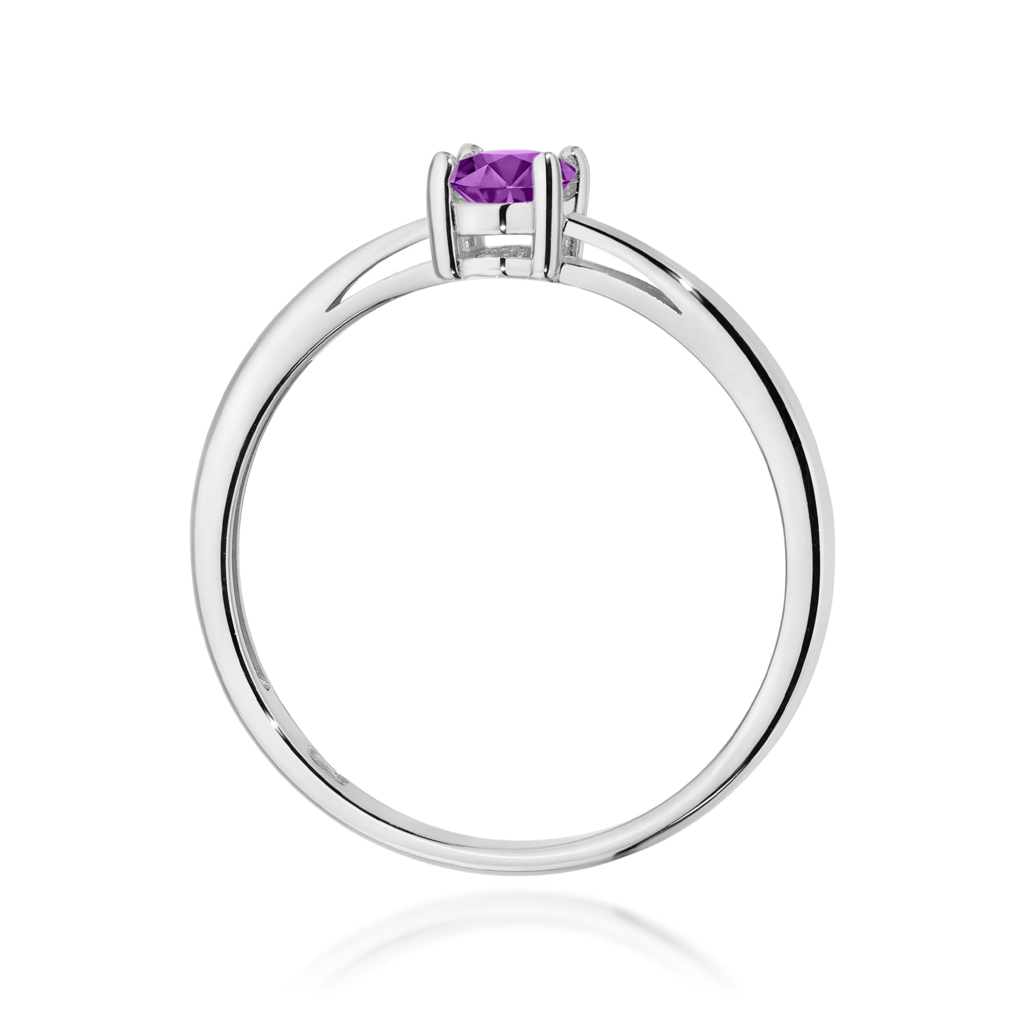 Inel Aur 9K cu Ametist 0.40 ct