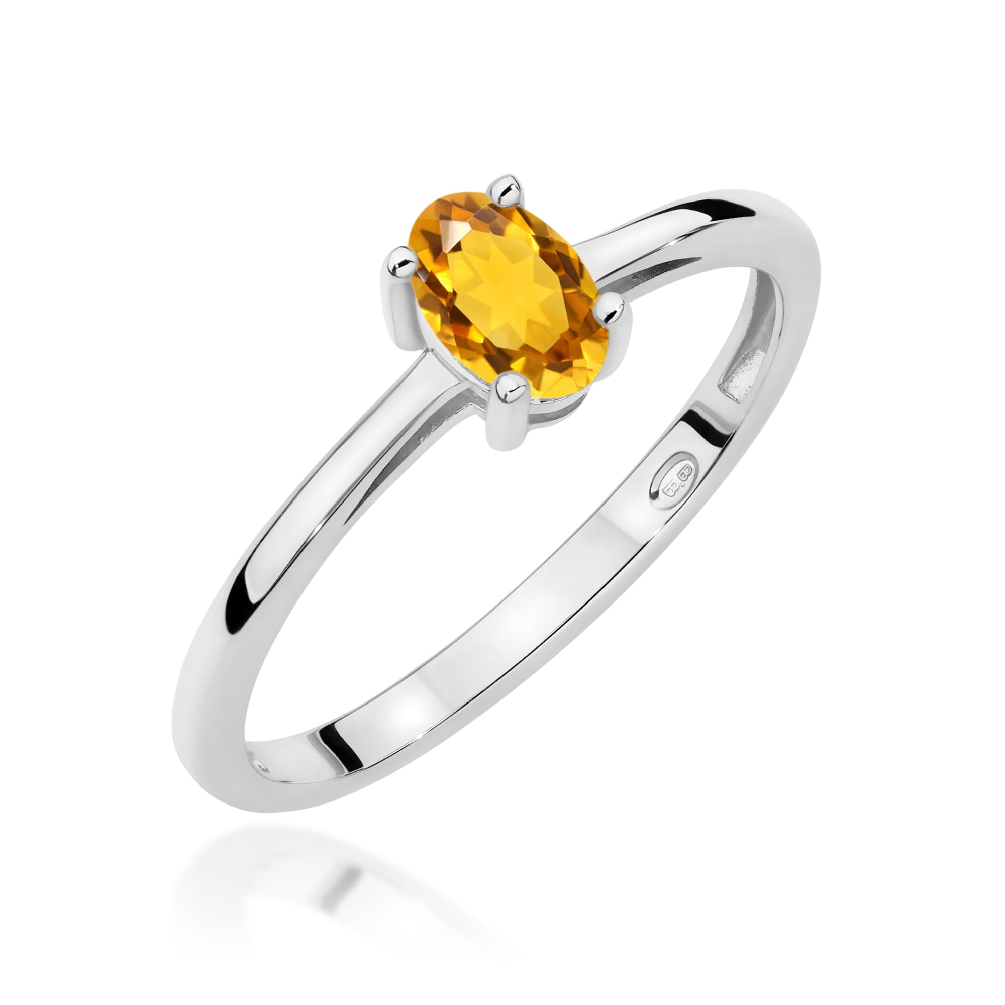 Inel Aur 9K cu Citrin 0.60 ct