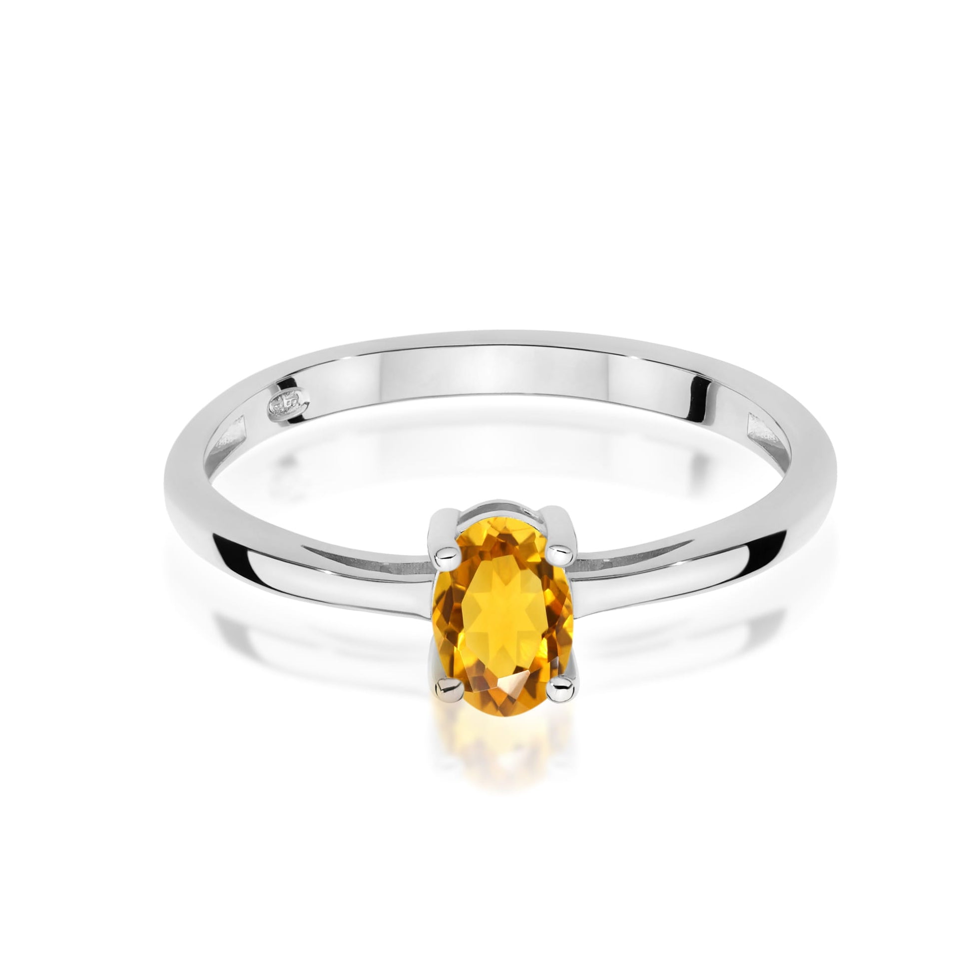Inel Aur 9K cu Citrin 0.60 ct