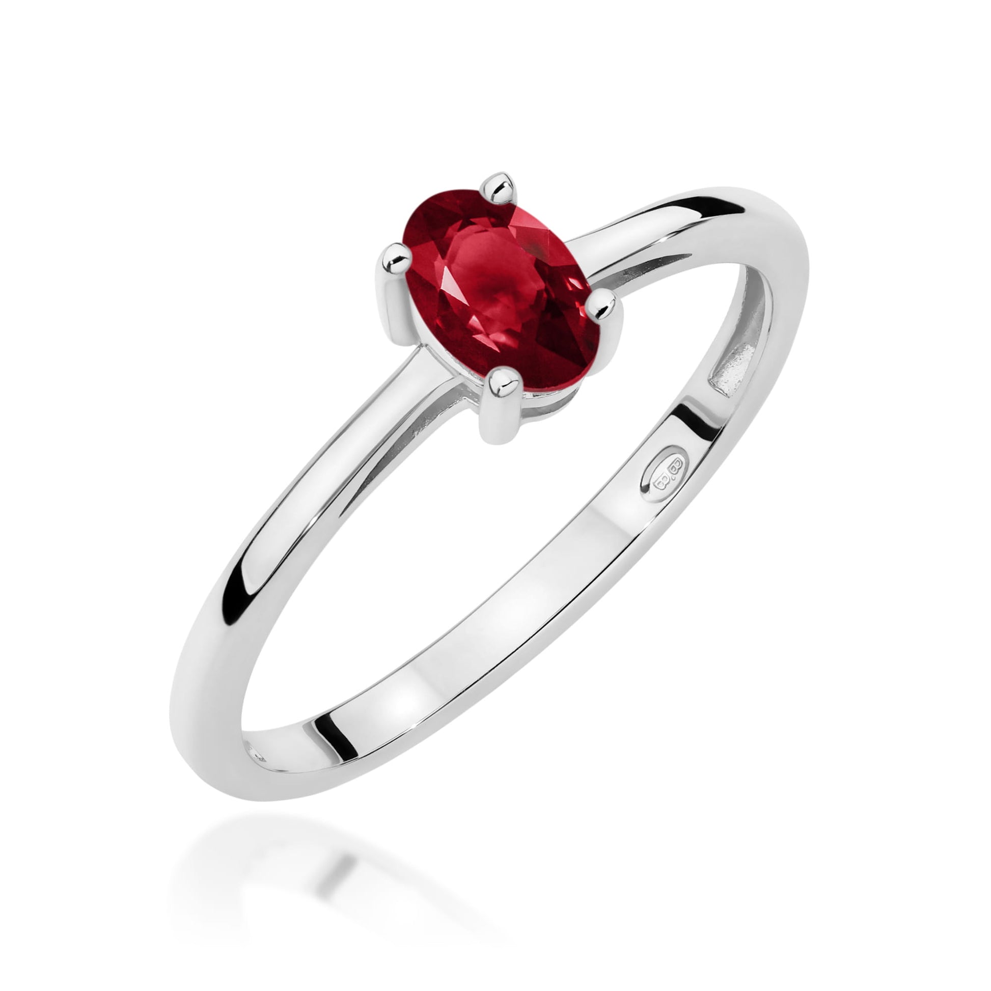 Inel Aur 9K cu Granat 0.50 ct