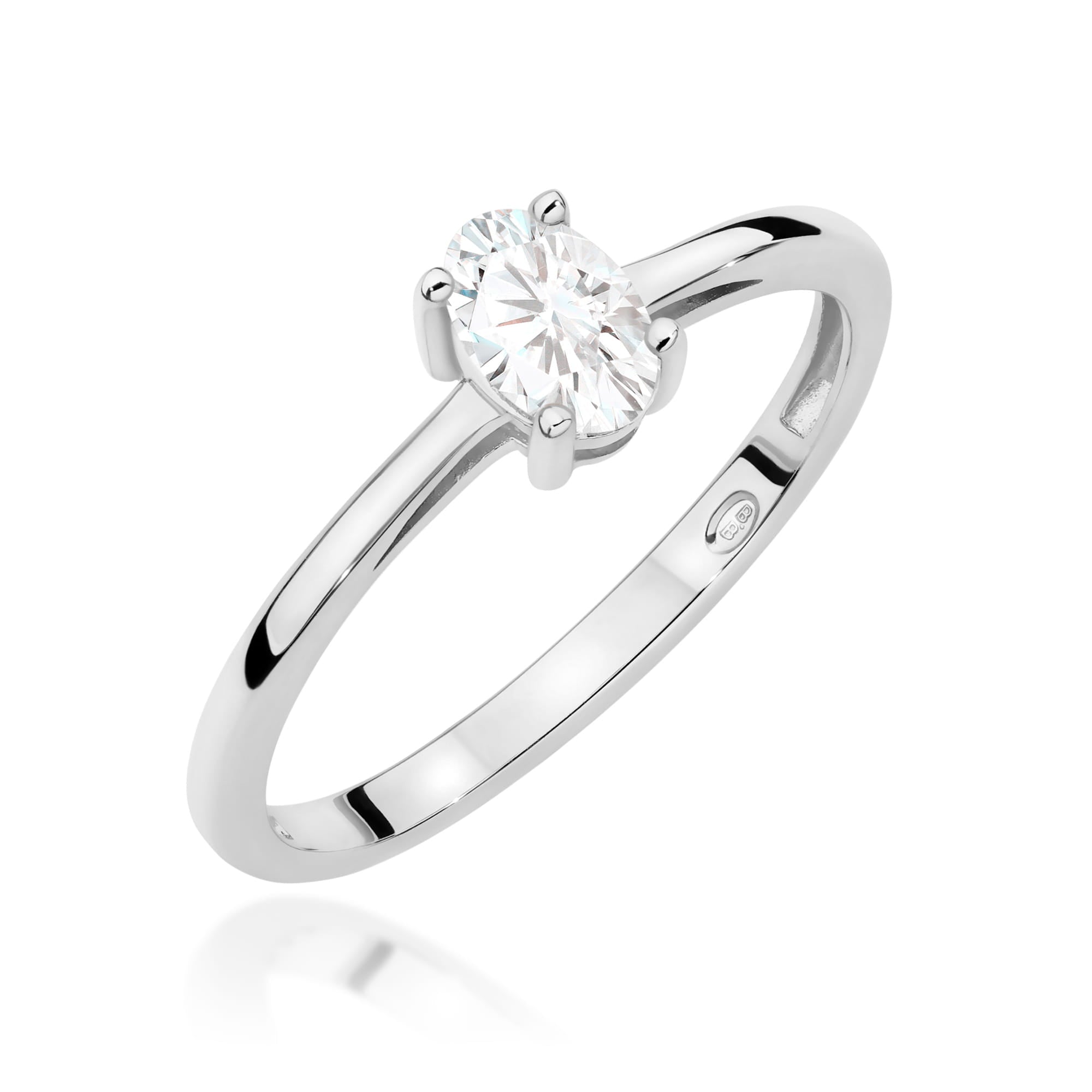 Inel Aur 9K cu Diamant de Laborator 0.40 ct