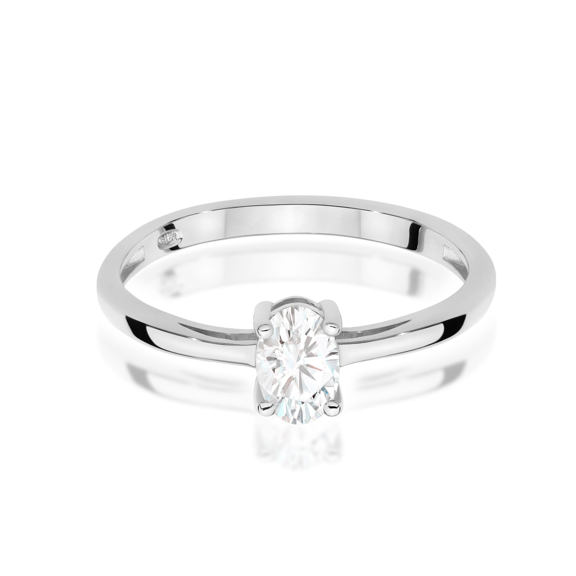 Inel Aur 9K cu Diamant de Laborator 0.40 ct