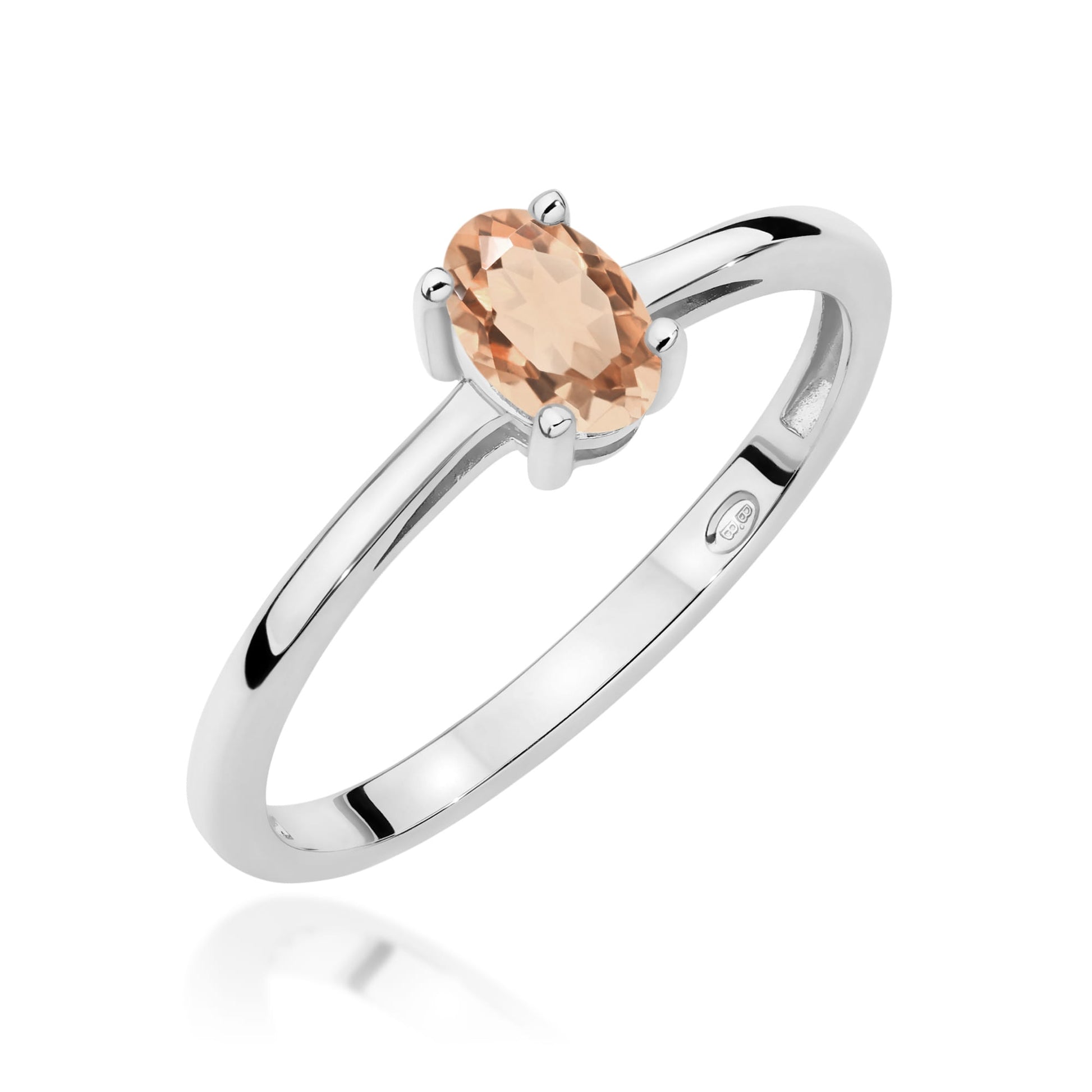 Inel Aur 9K cu Morganit 0.40 ct
