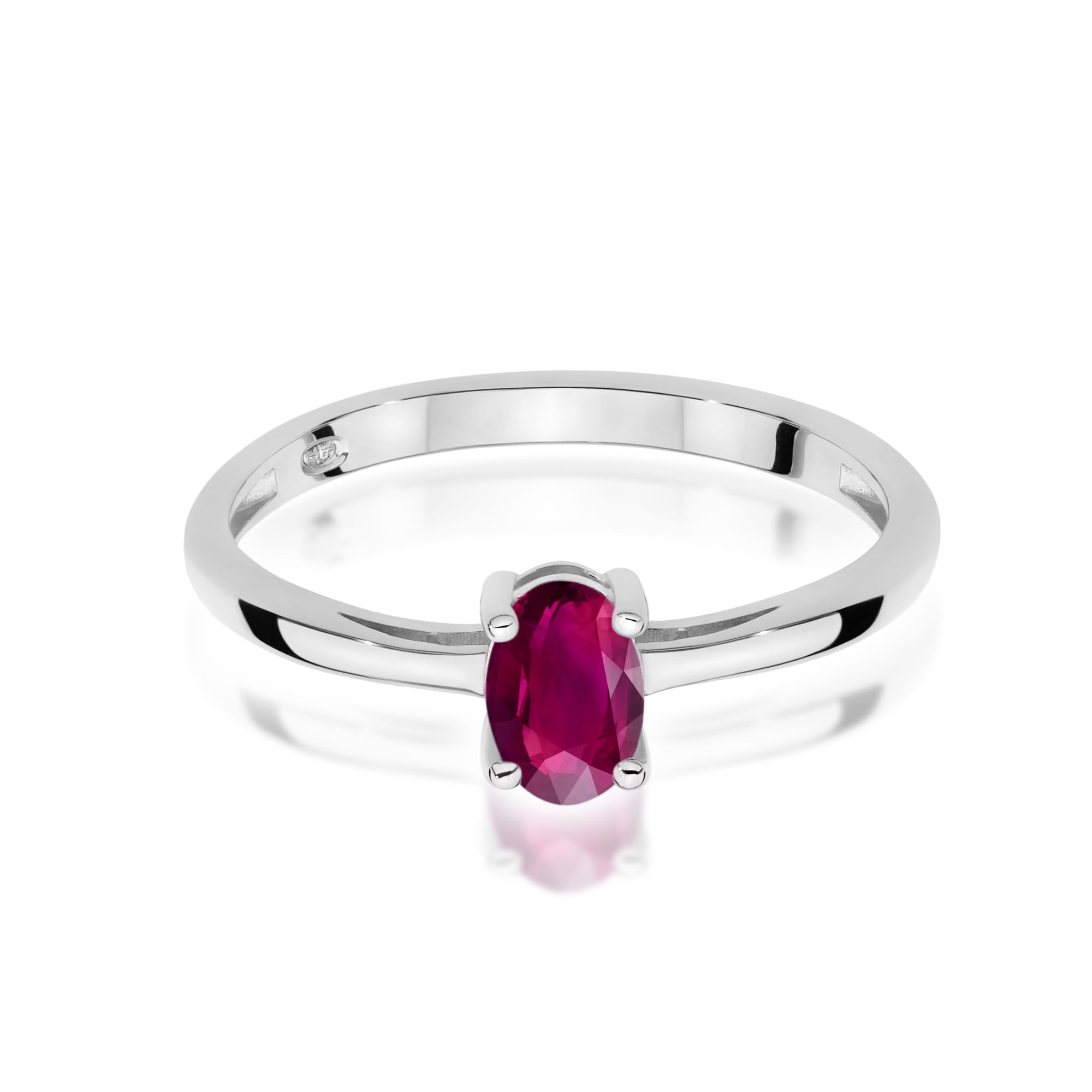 Inel Aur 9K cu Rhodolite 0.50 ct