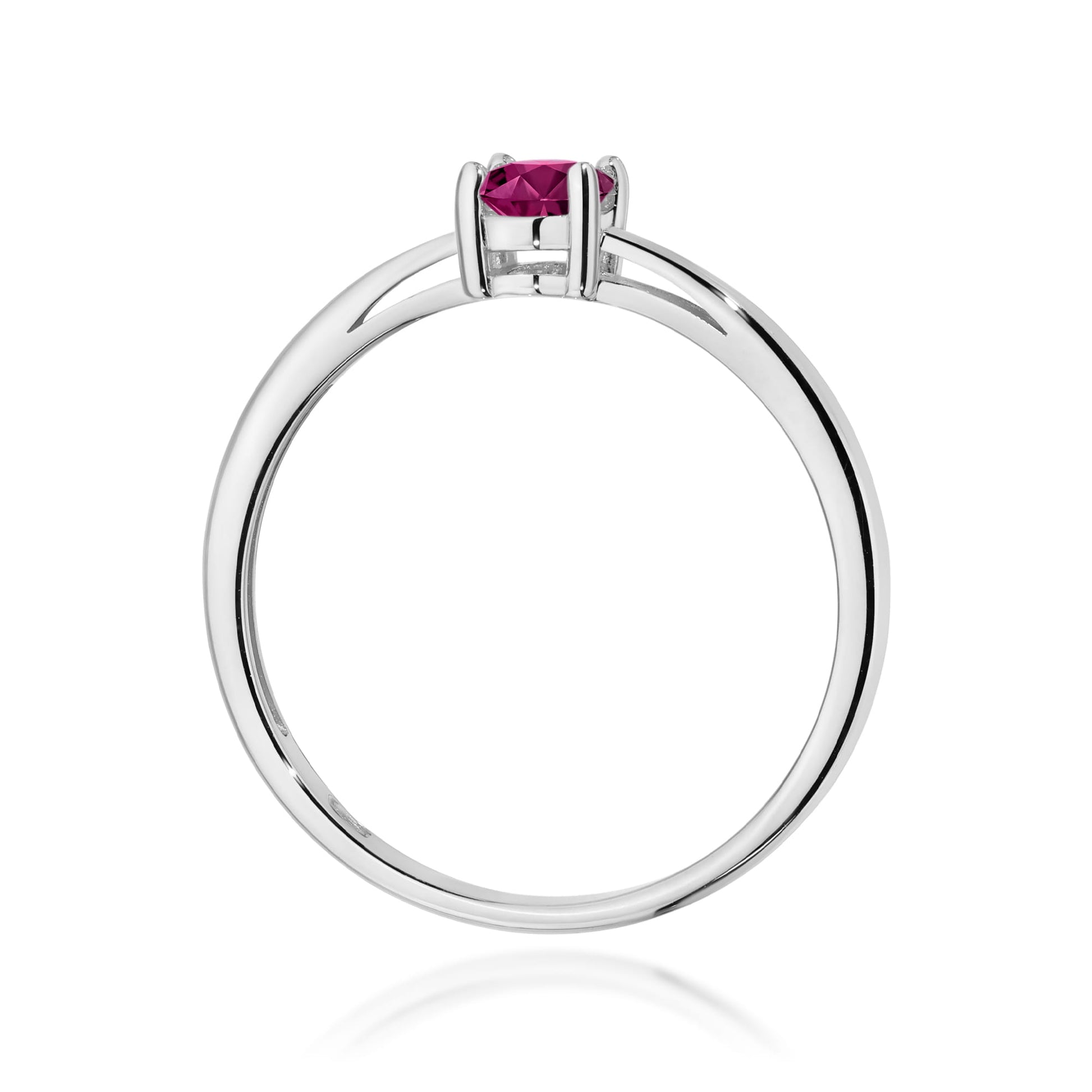Inel Aur 9K cu Rhodolite 0.50 ct