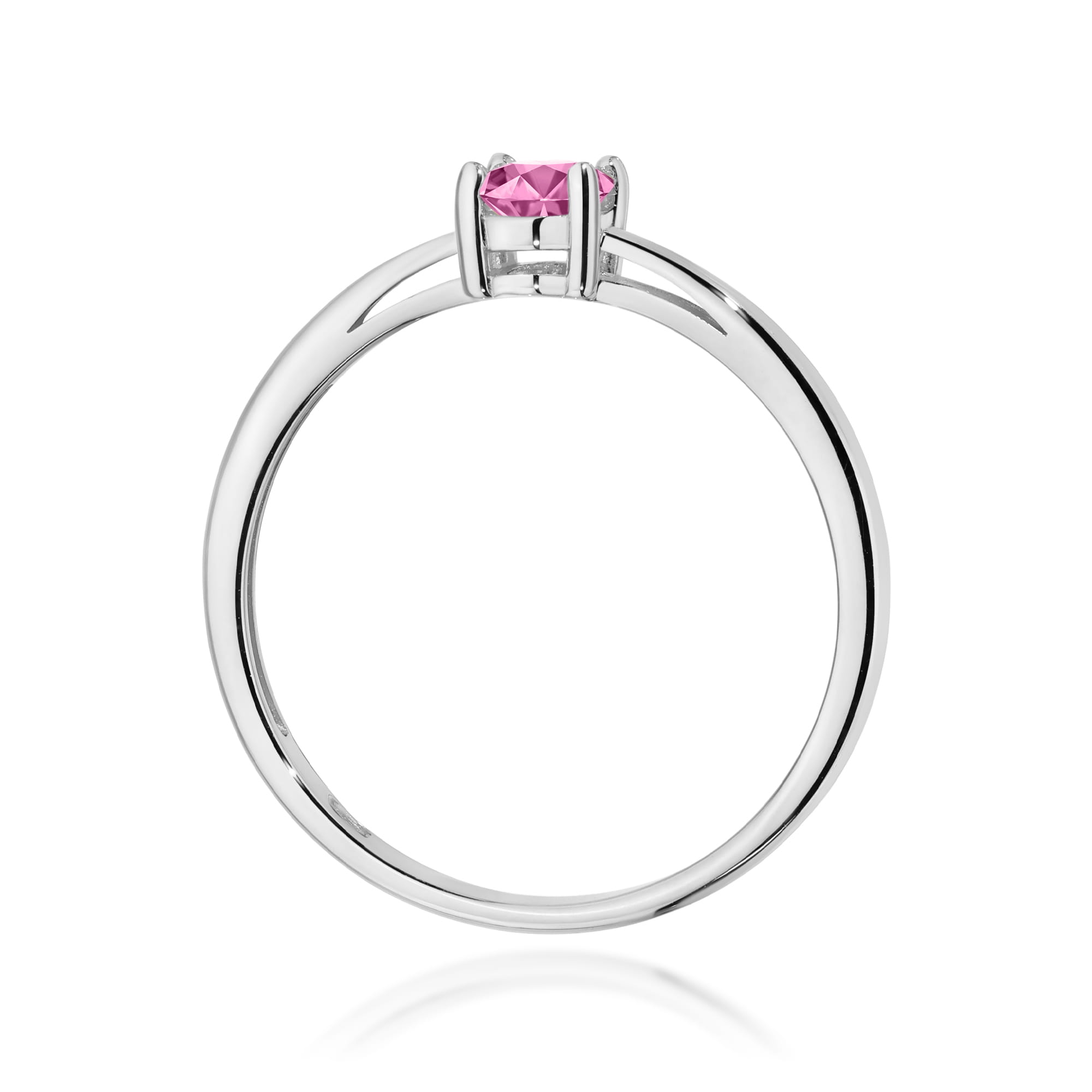 Inel Aur 9K cu Safir Roz 0.45 ct