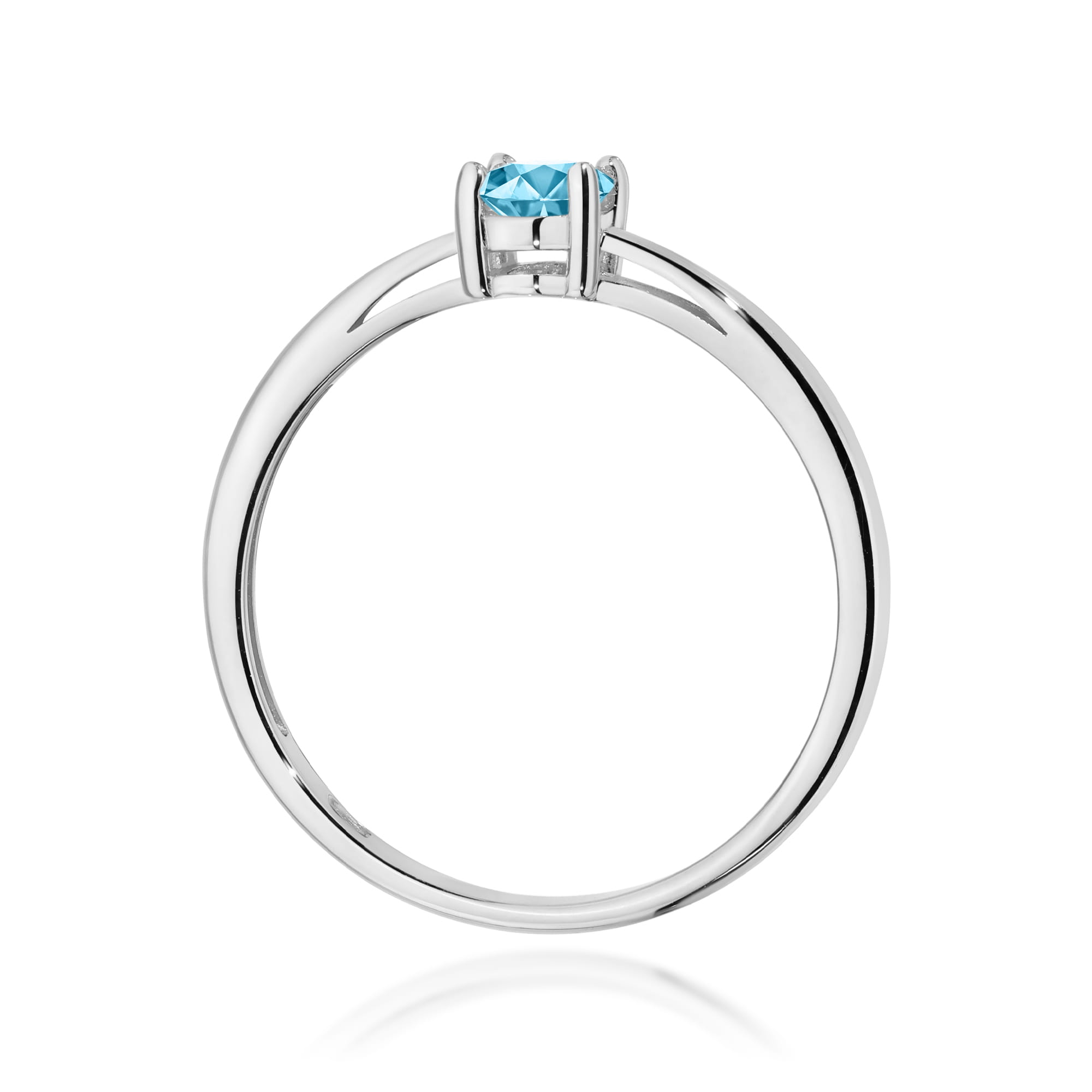 Inel Aur 9K cu Topaz Swiss 0.50 ct