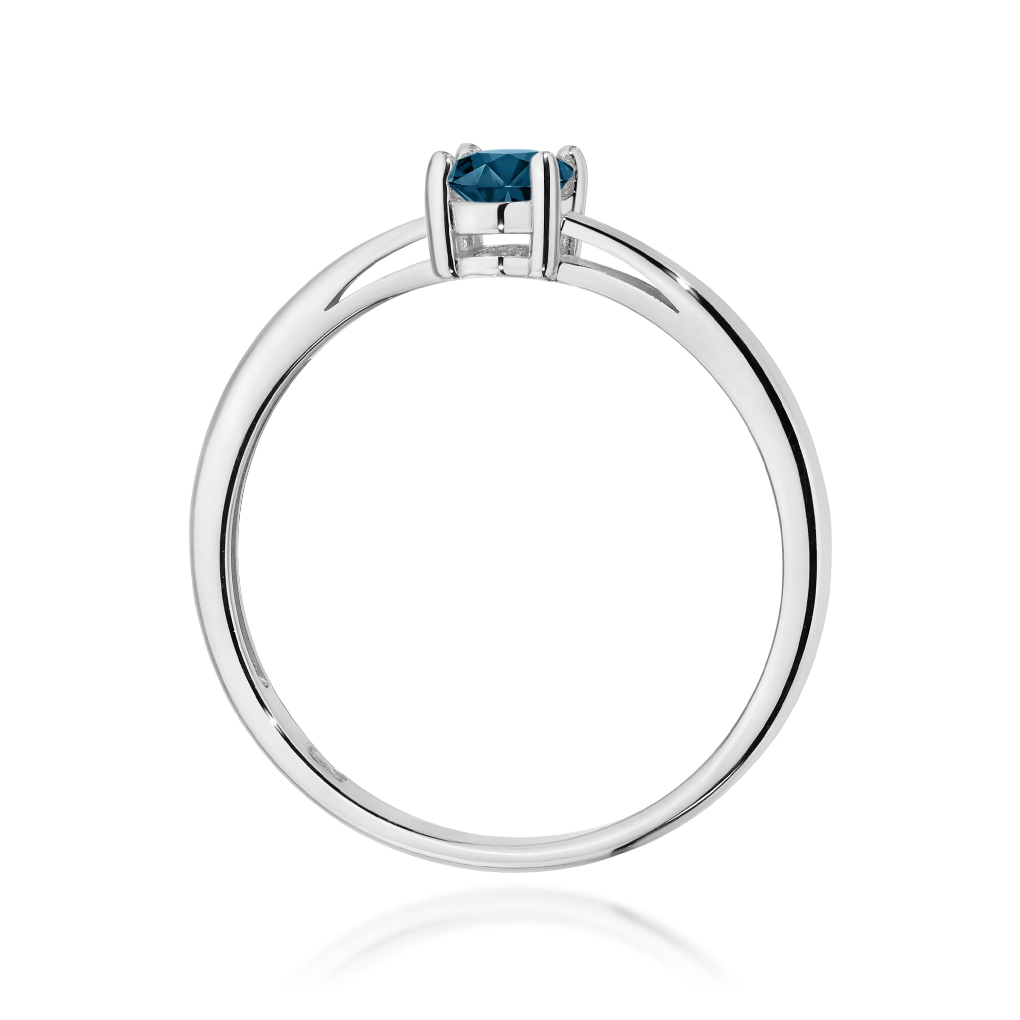 Inel Aur 9K cu Topaz London Blue 0.50 ct