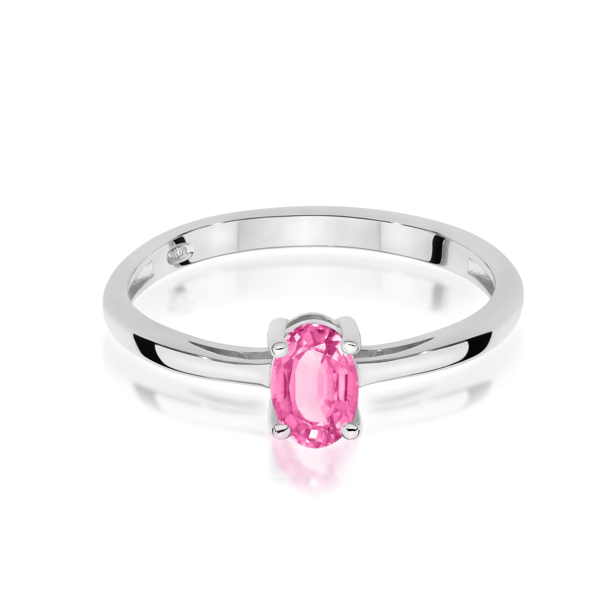 Inel Aur 9K cu Topaz Roz 0.50 ct