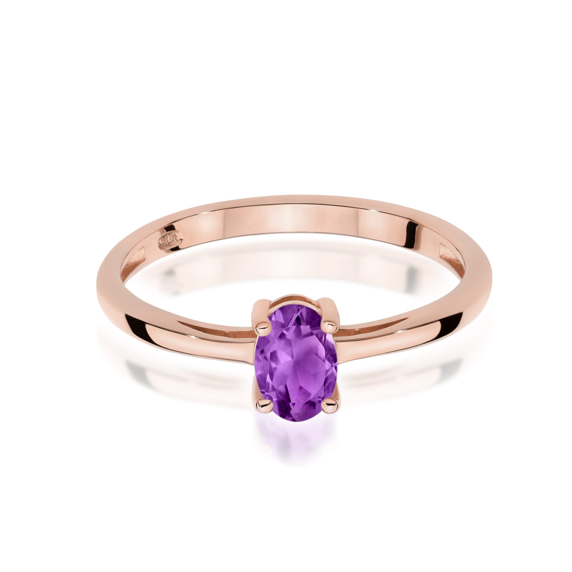 Inel Aur 14K W0685 Ametist 0,40ct