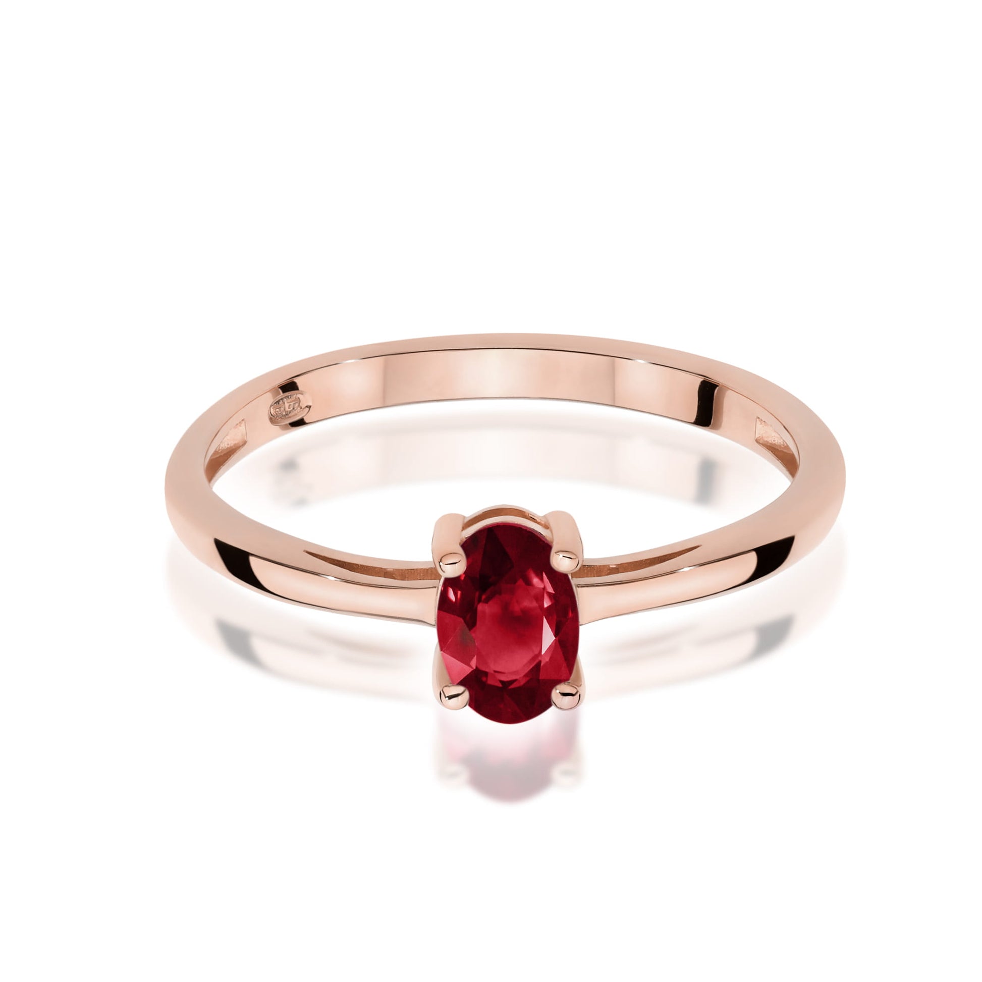 Inel Aur 14K W0685 Granat 0,50ct
