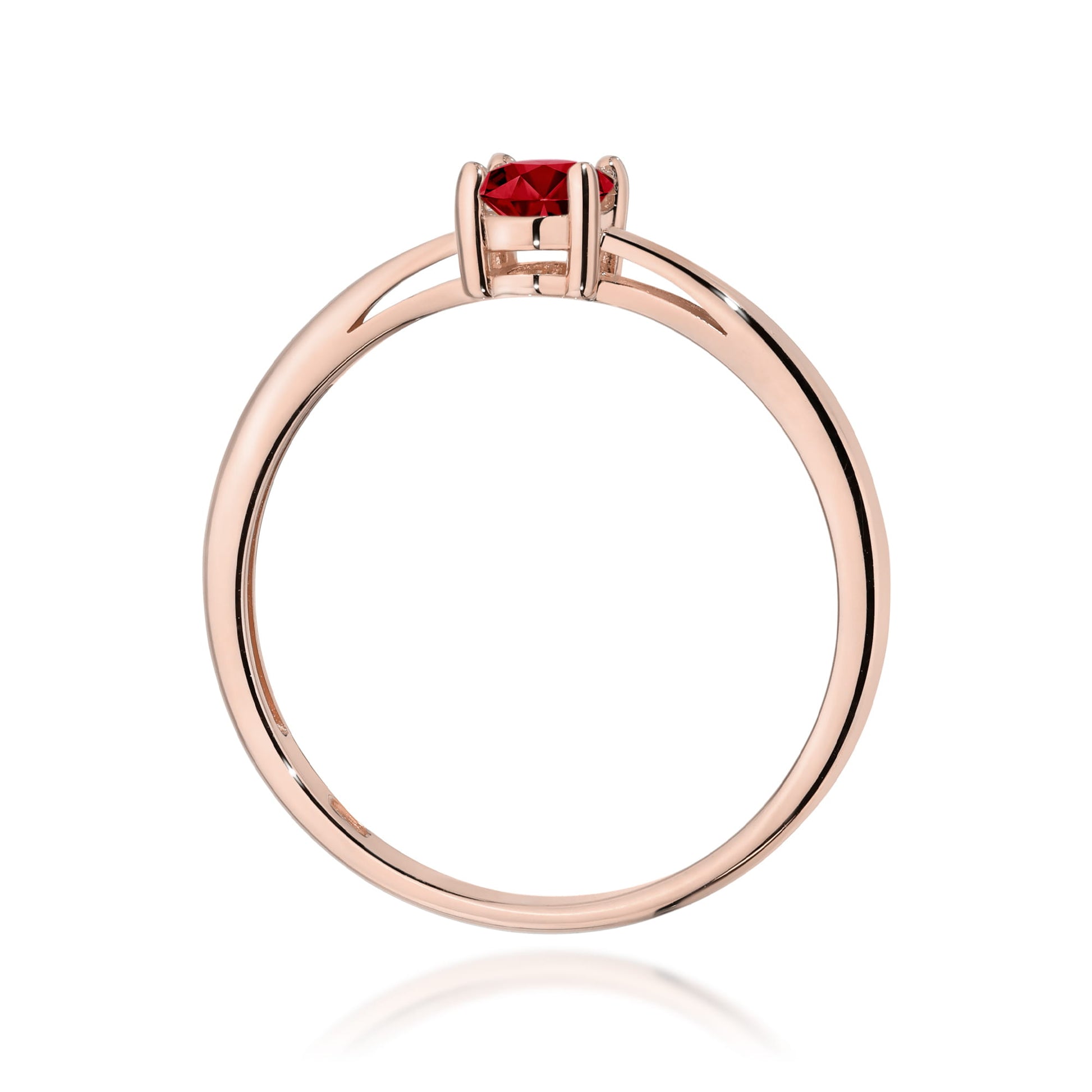 Inel Aur 14K W0685 Granat 0,50ct