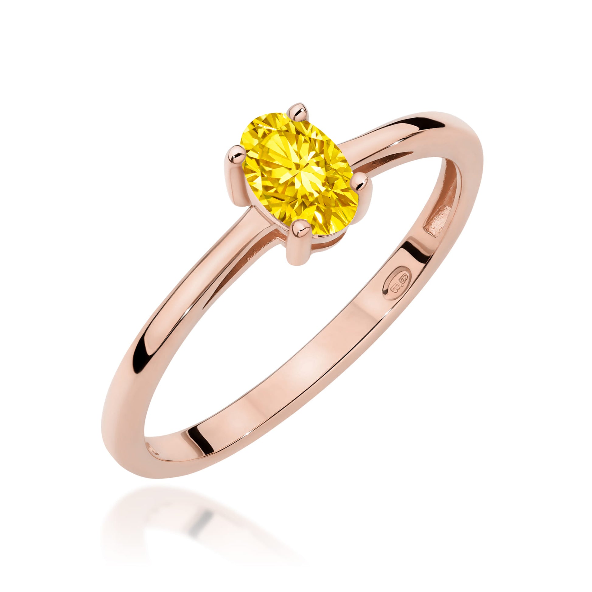 Inel Aur 14K cu Diamant Natural 0.50 ct