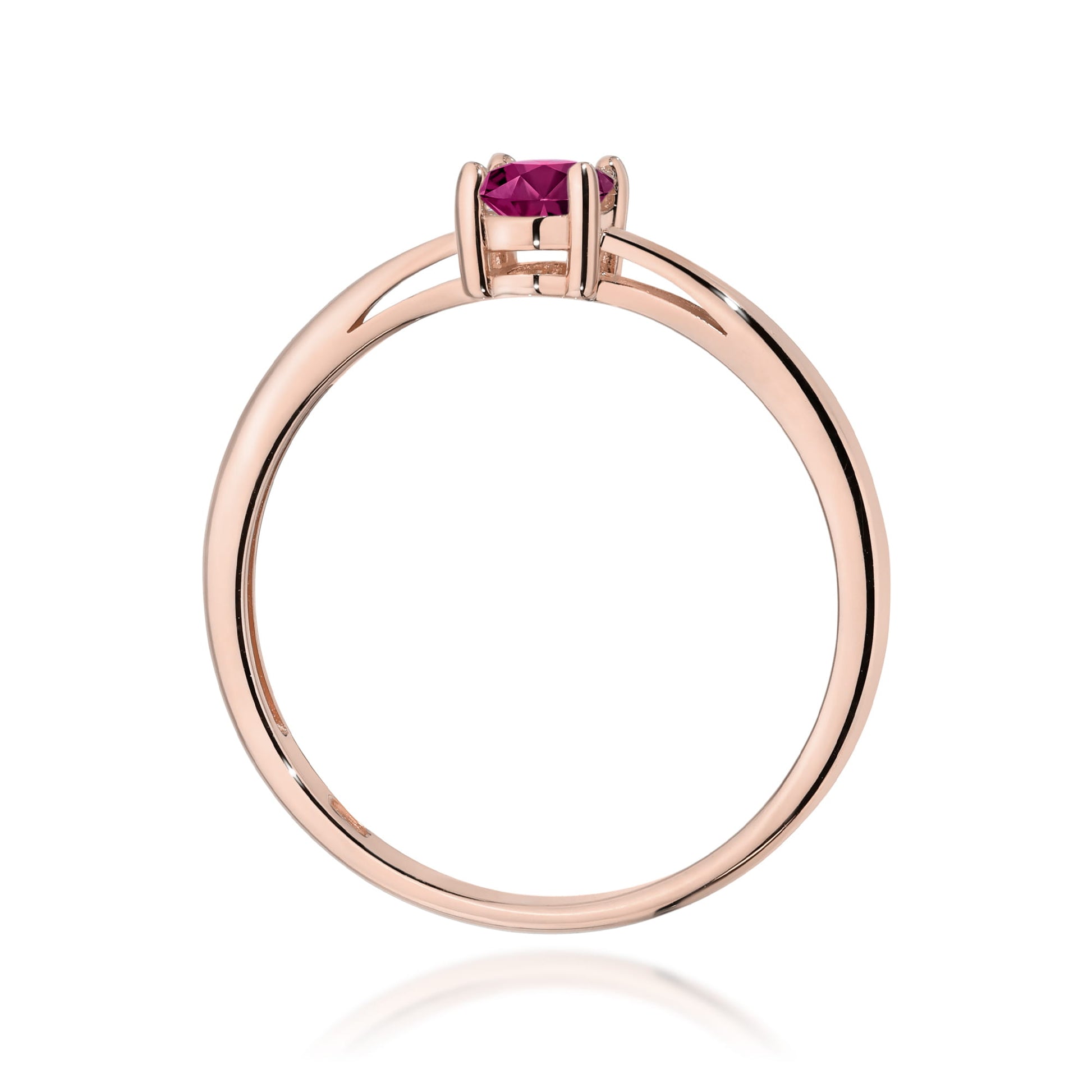 Inel Aur 14K W0685 Rodolit 0,50ct