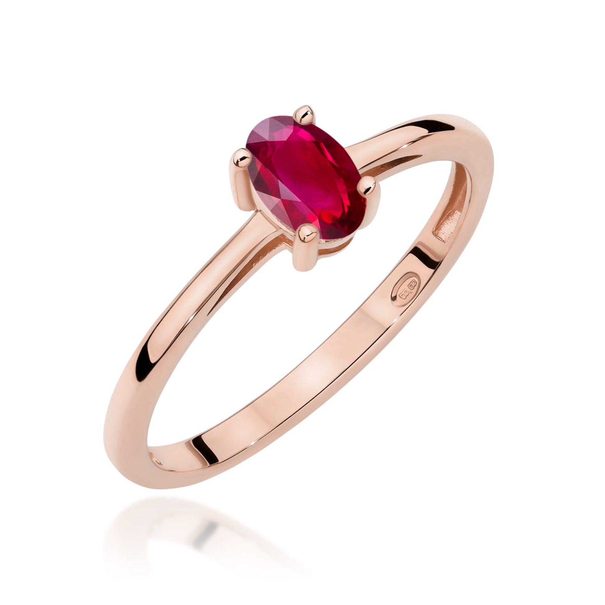 Inel Aur 14K W0685 Rubin 0,60ct