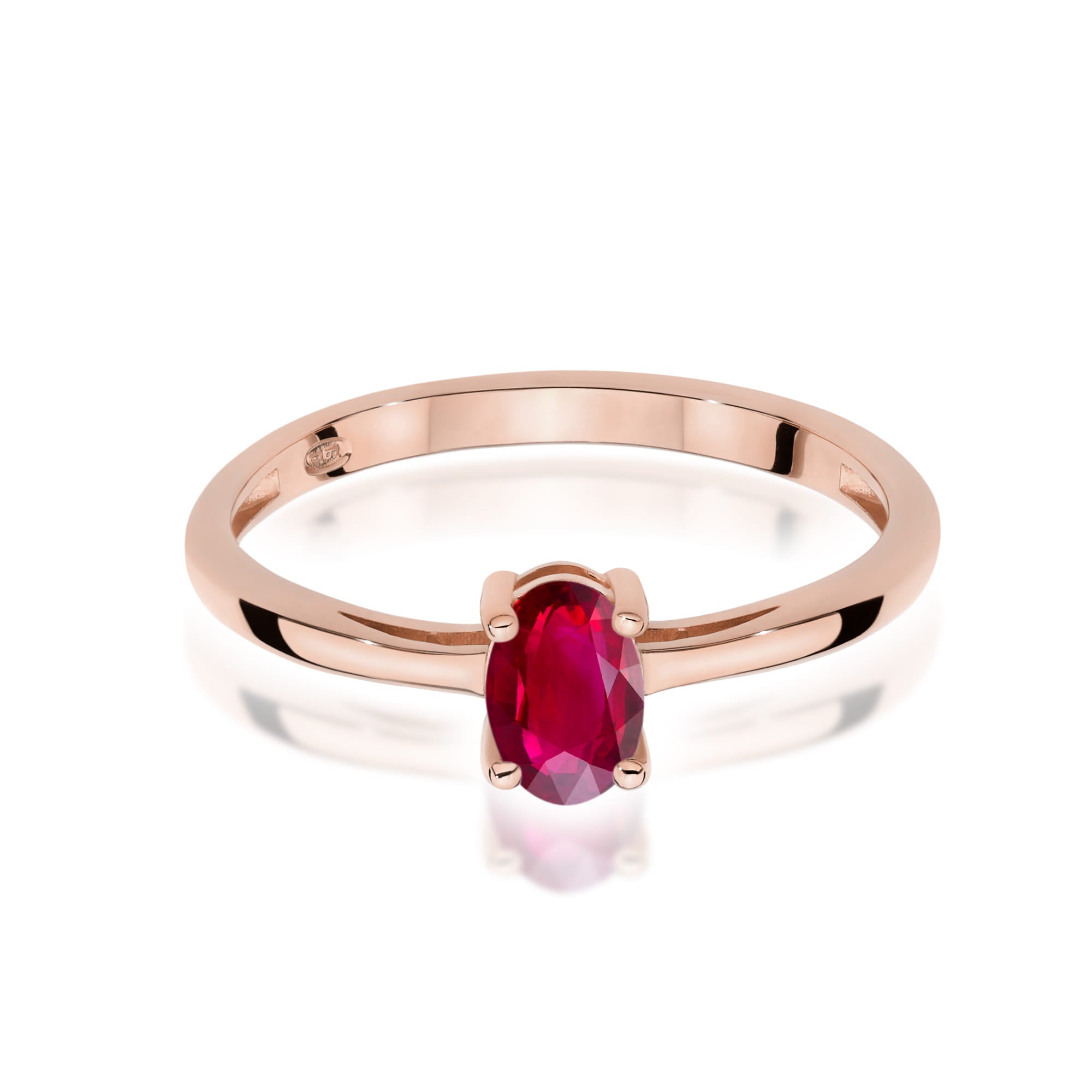 Inel Aur 14K W0685 Rubin 0,60ct