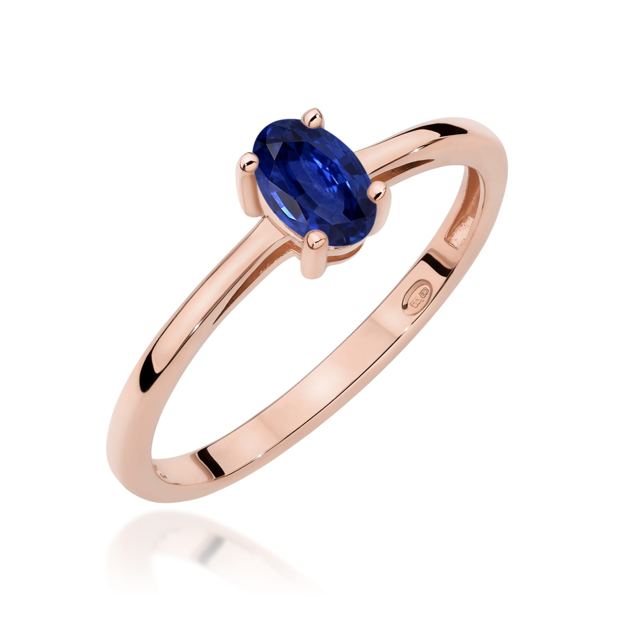Inel Aur 14K W0685 Safir 0,70ct