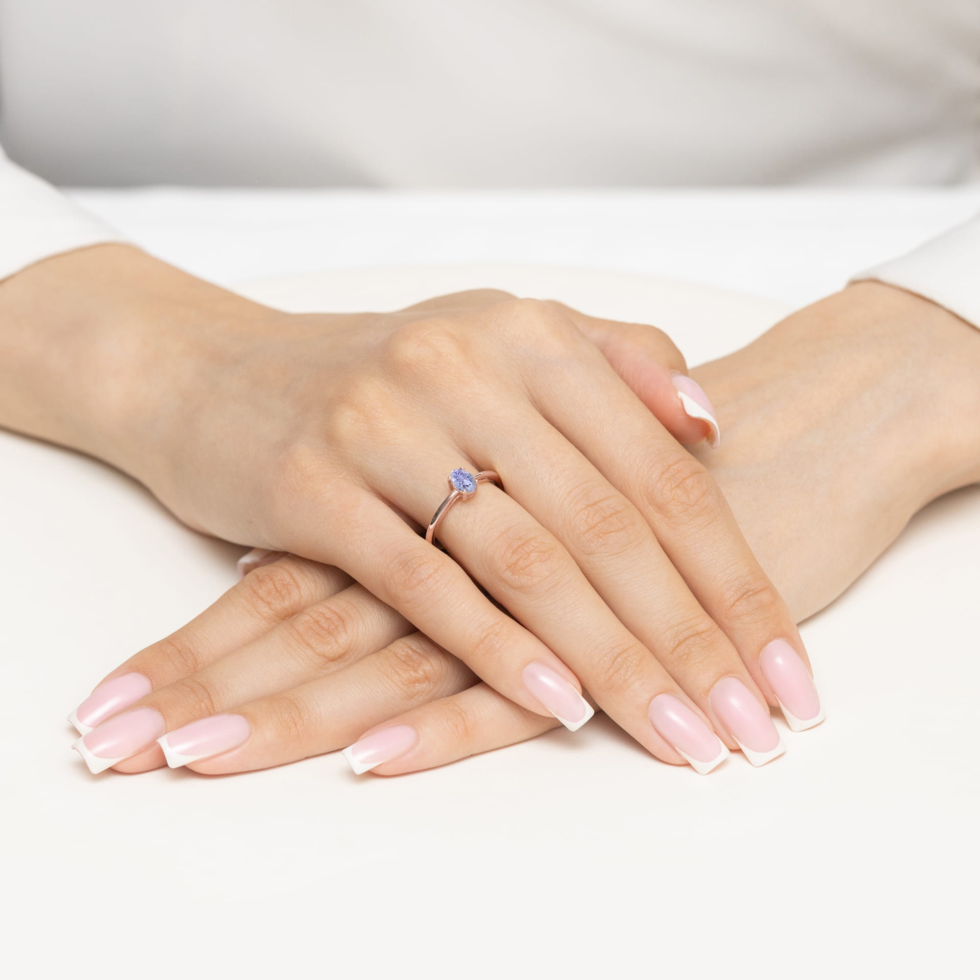 Inel Aur 14K W0685 Tanzanit 0,40ct