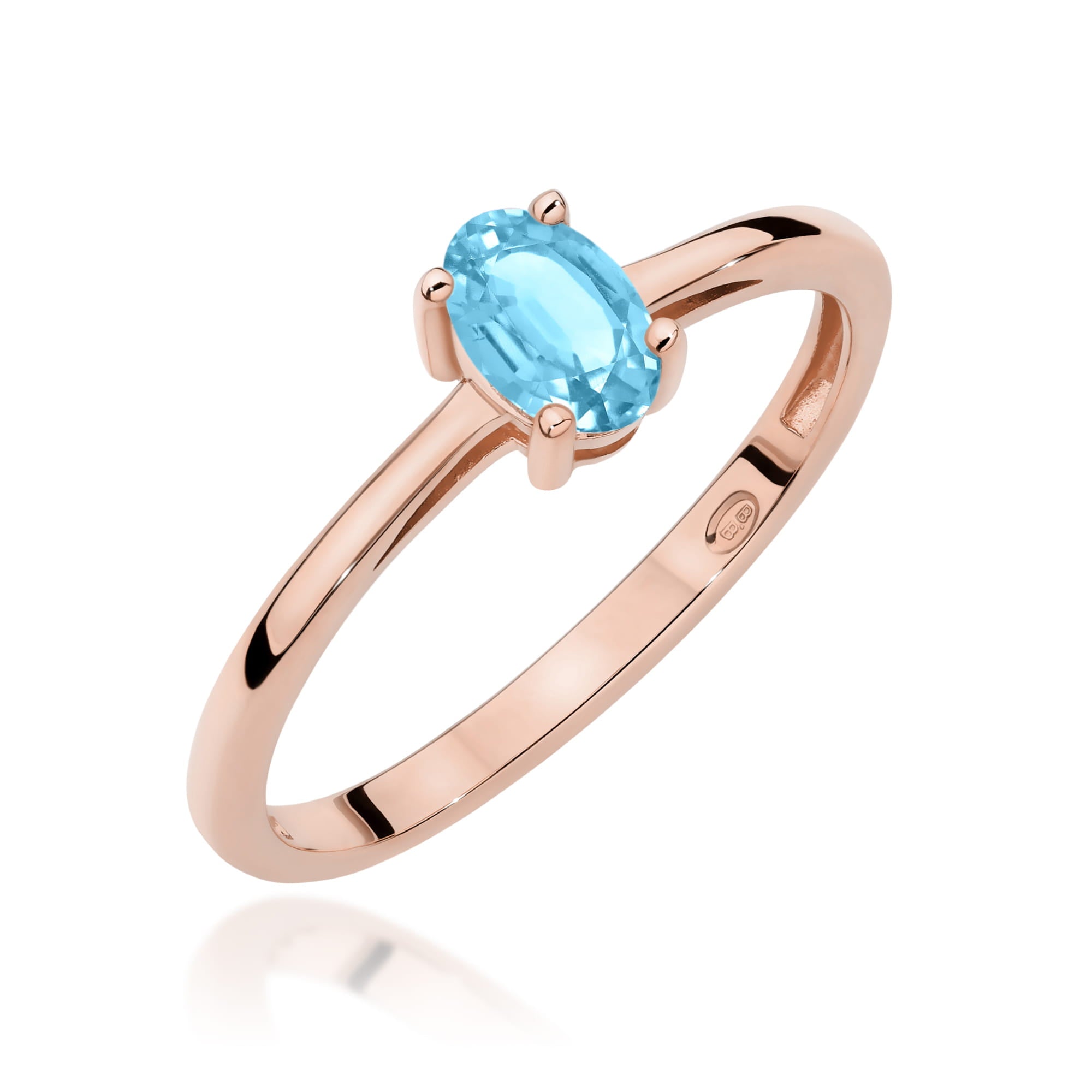 Inel Aur 14K W0685 Topaz Swiss 0,50ct