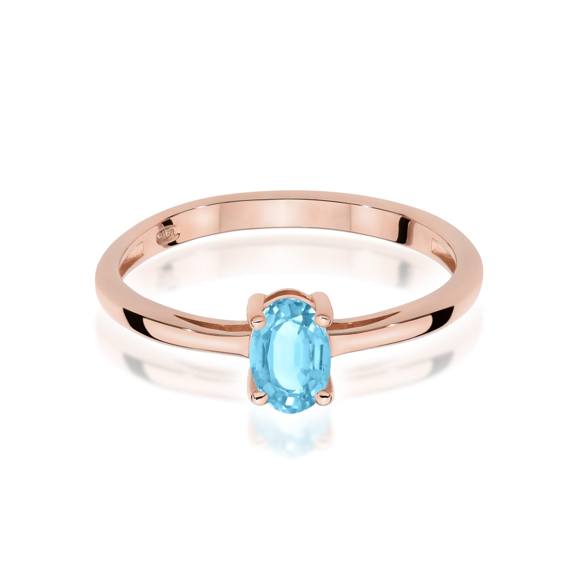 Inel Aur 14K W0685 Topaz Swiss 0,50ct