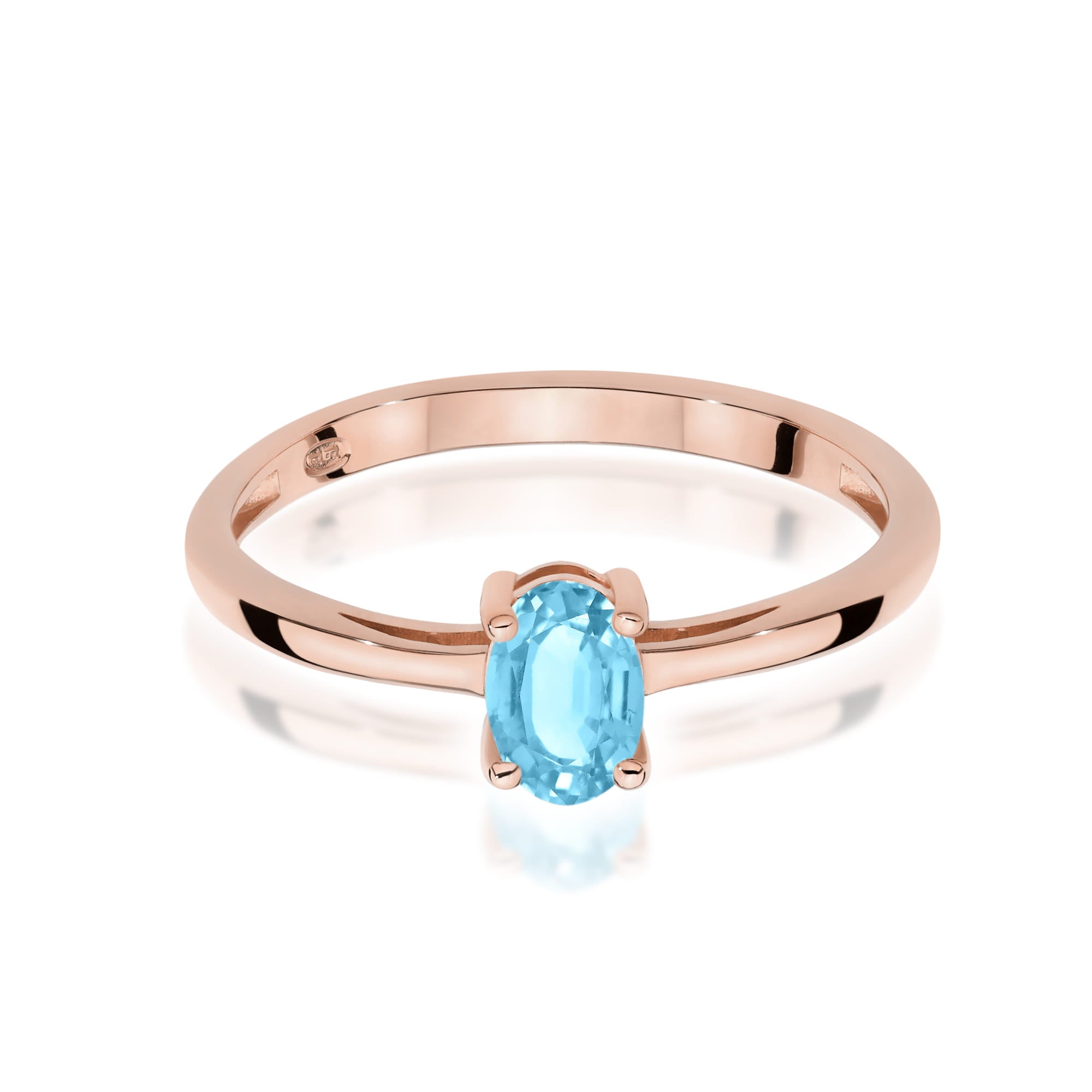 Inel Aur 14K W0685 Topaz Swiss 0,50ct