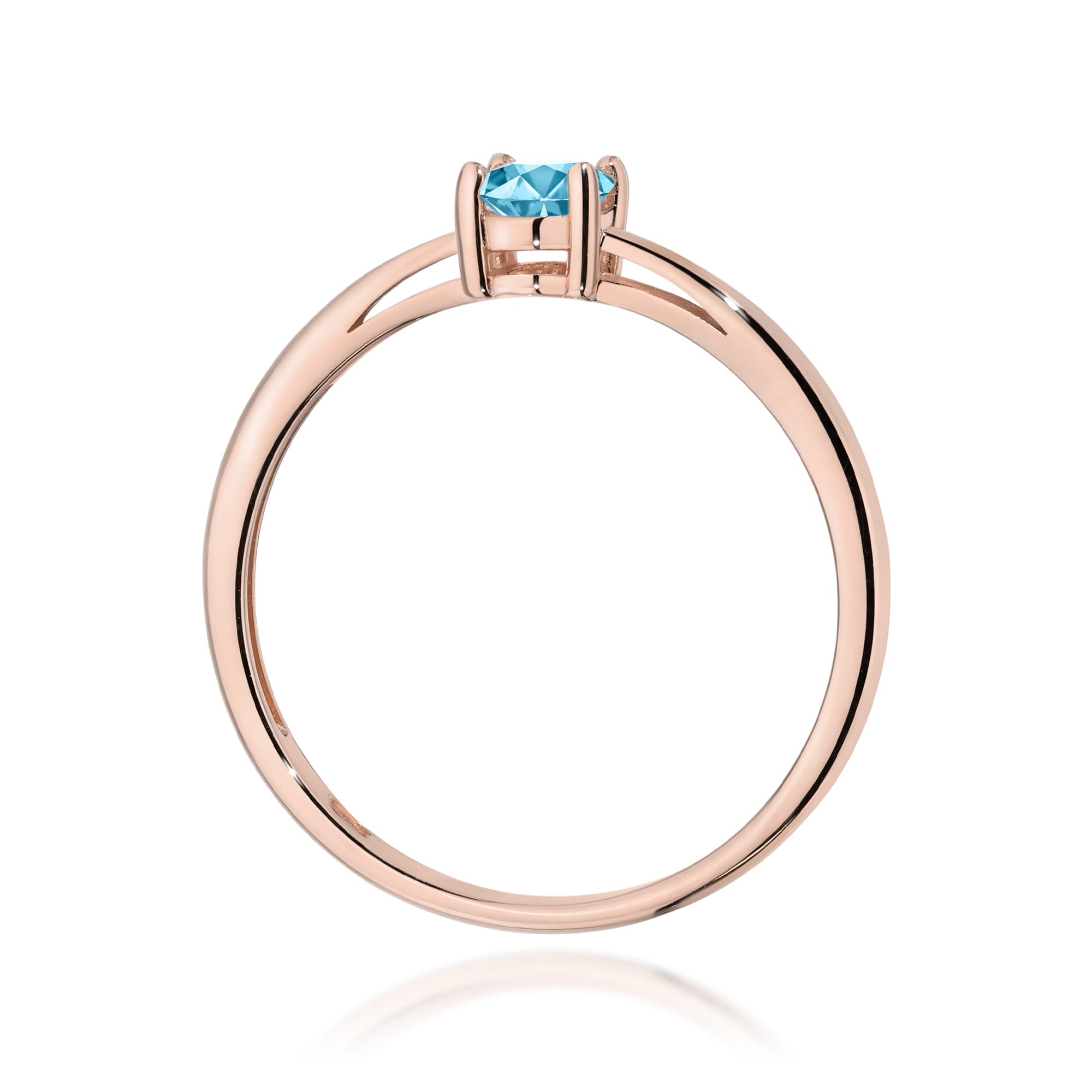 Inel Aur 14K W0685 Topaz Swiss 0,50ct