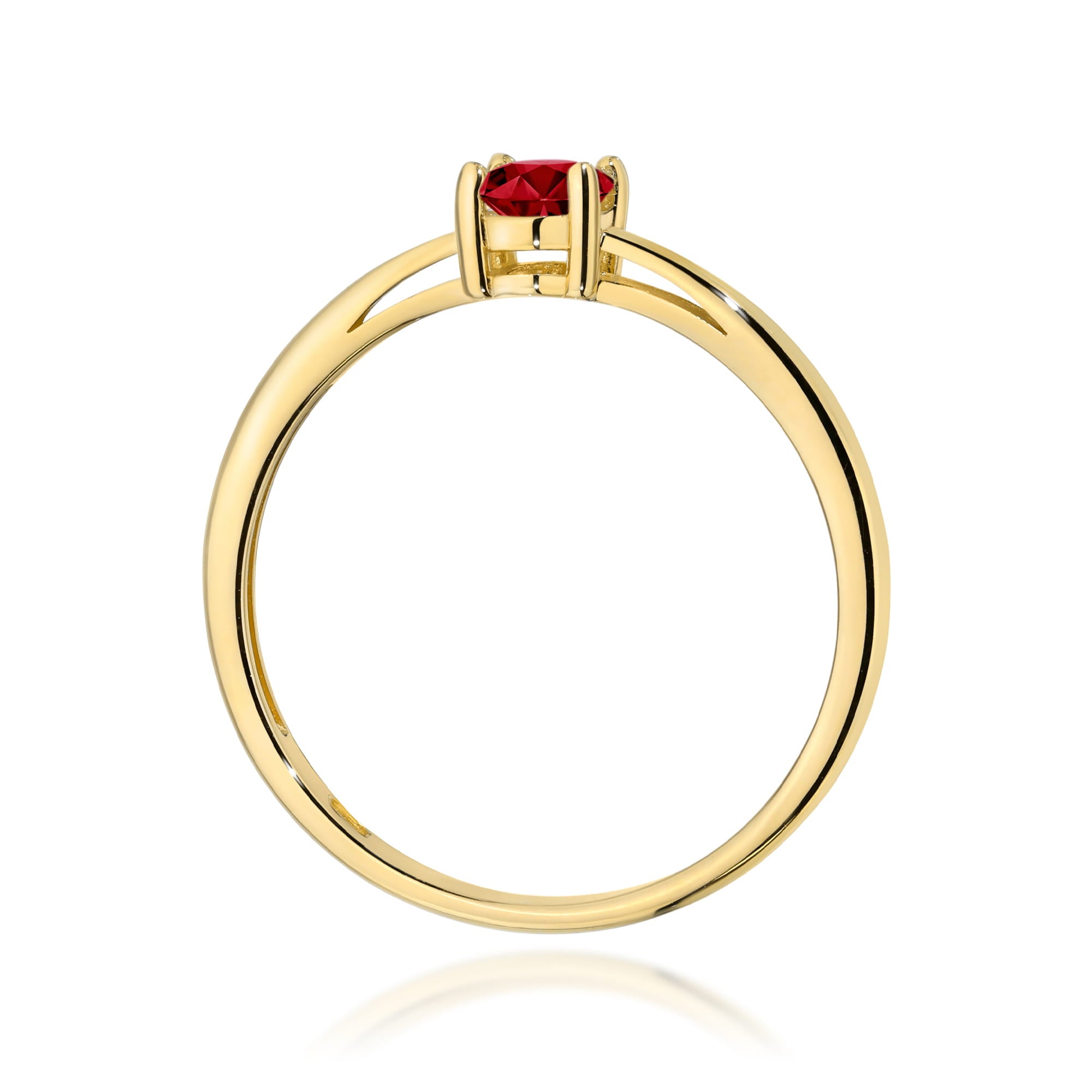 Inel Aur 14K W0685 Granat 0,50ct