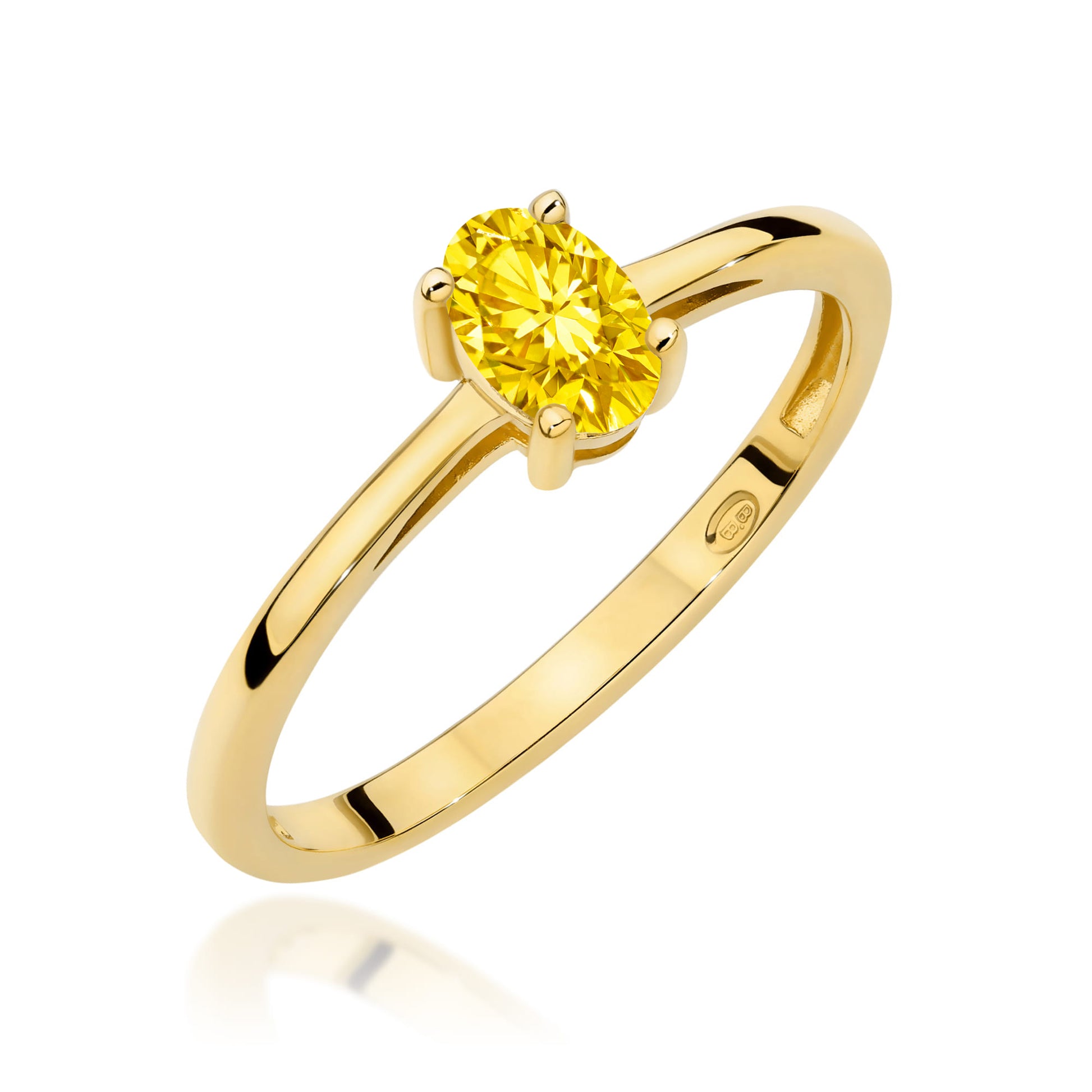 Inel Aur 14K cu Diamant Natural 0.50 ct