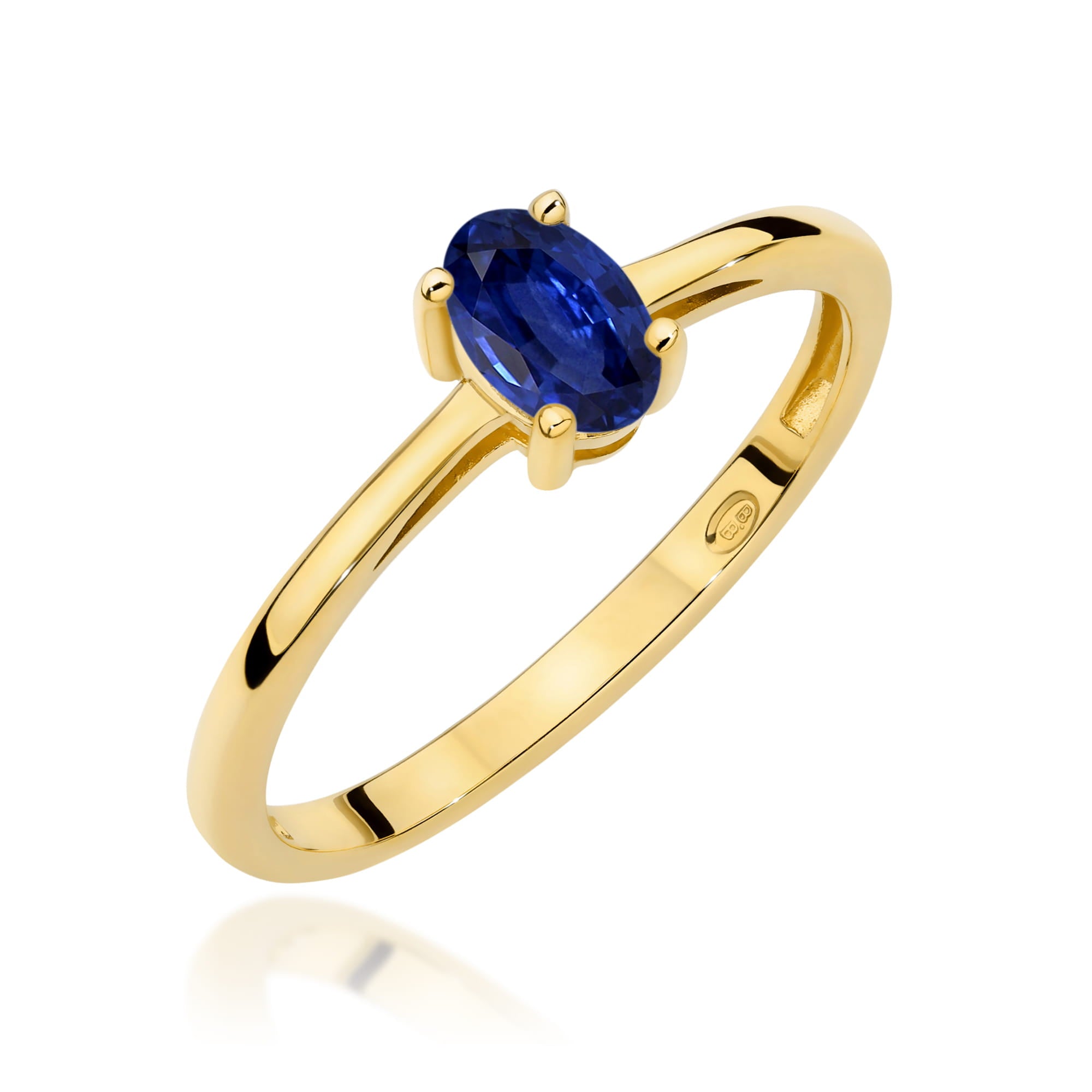 Inel Aur 14K W0685 Safir 0,70ct