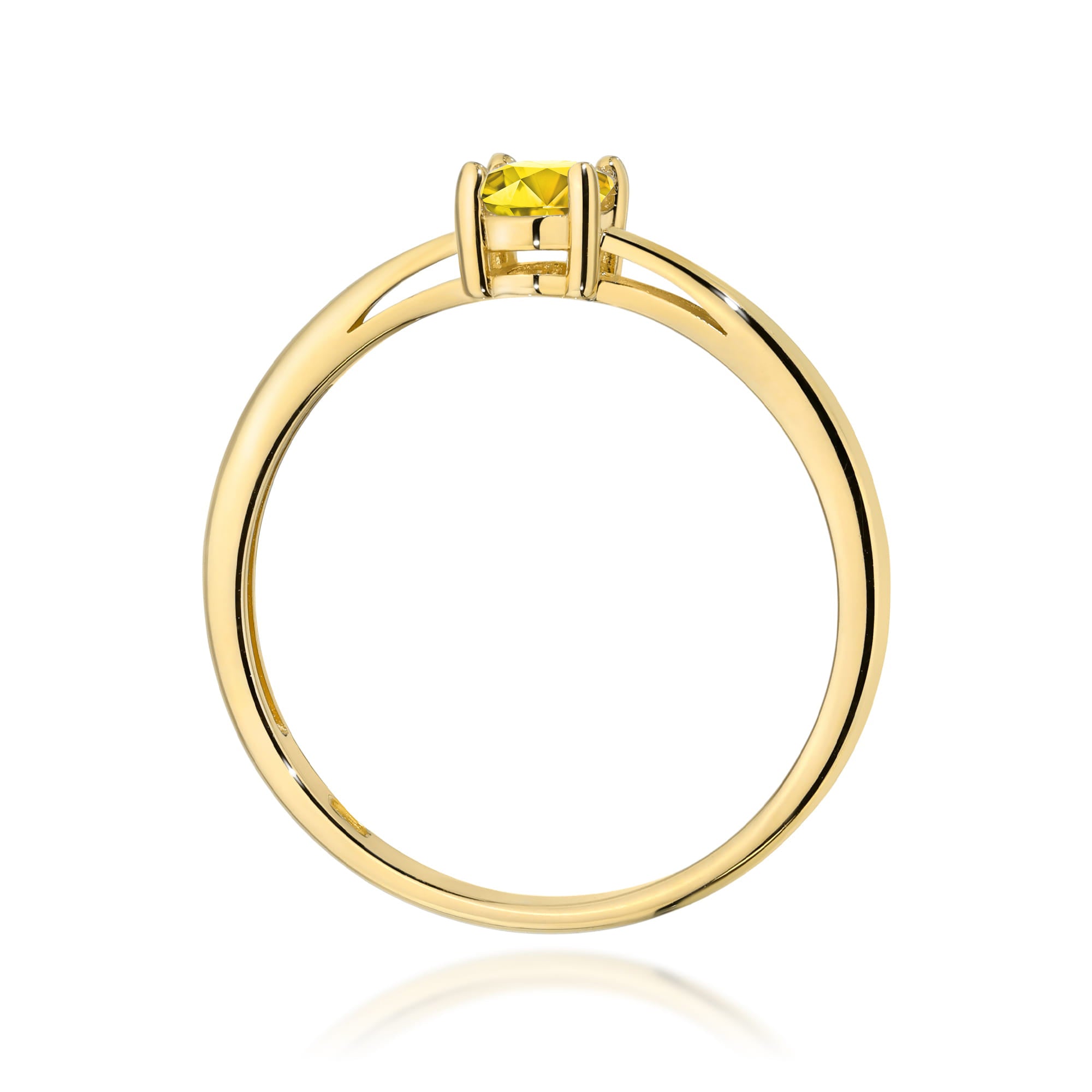 Inel Aur 9K cu Diamant Natural 0.30 ct