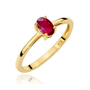 Inel Aur 9K cu Rubin 0.60 ct