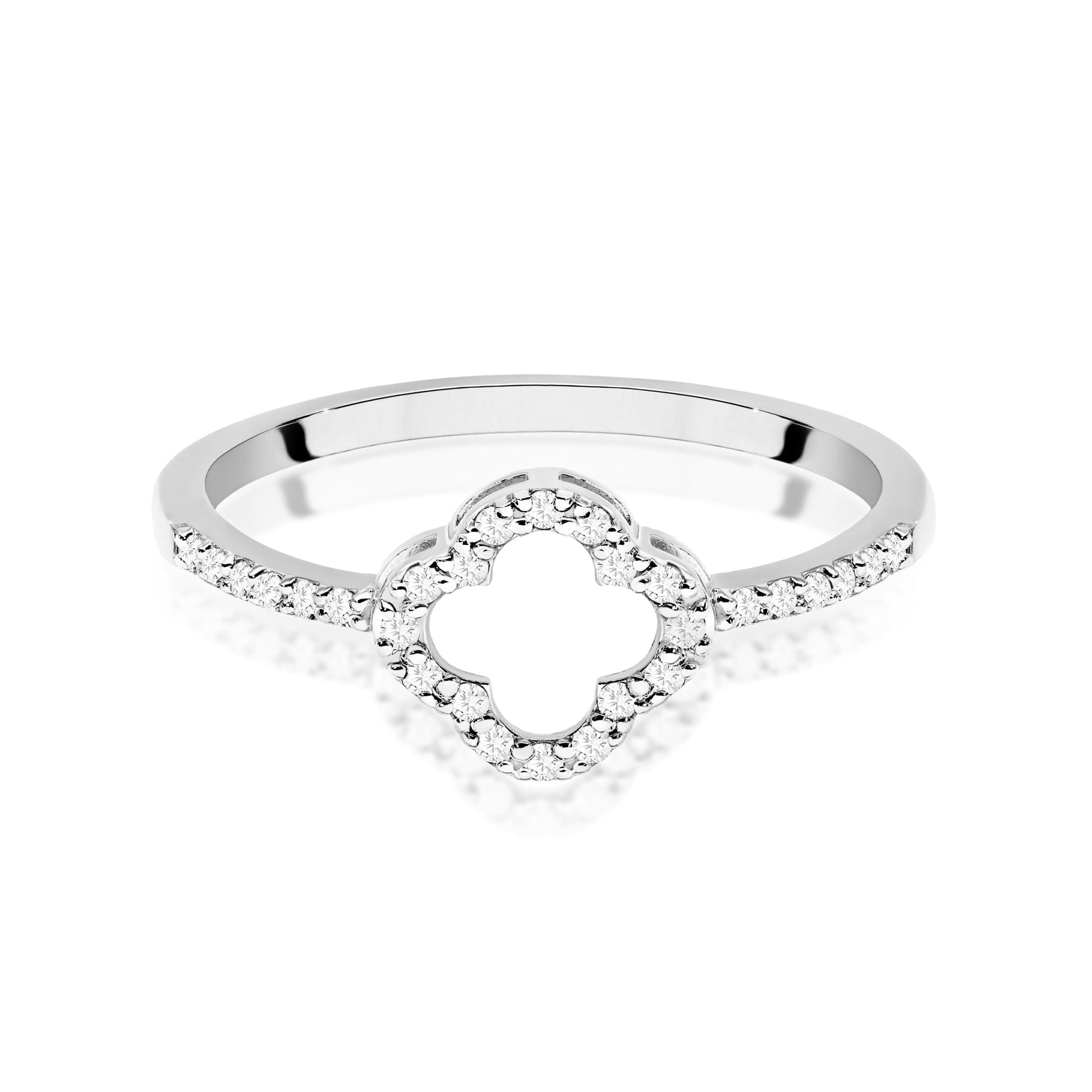 Inel Aur 9K cu Diamante Naturale 0.14 ct