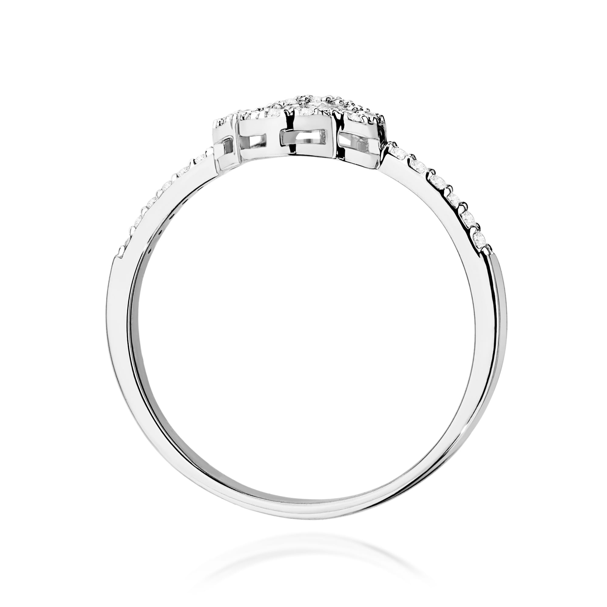 Inel Aur 9K cu Diamante Naturale 0.14 ct