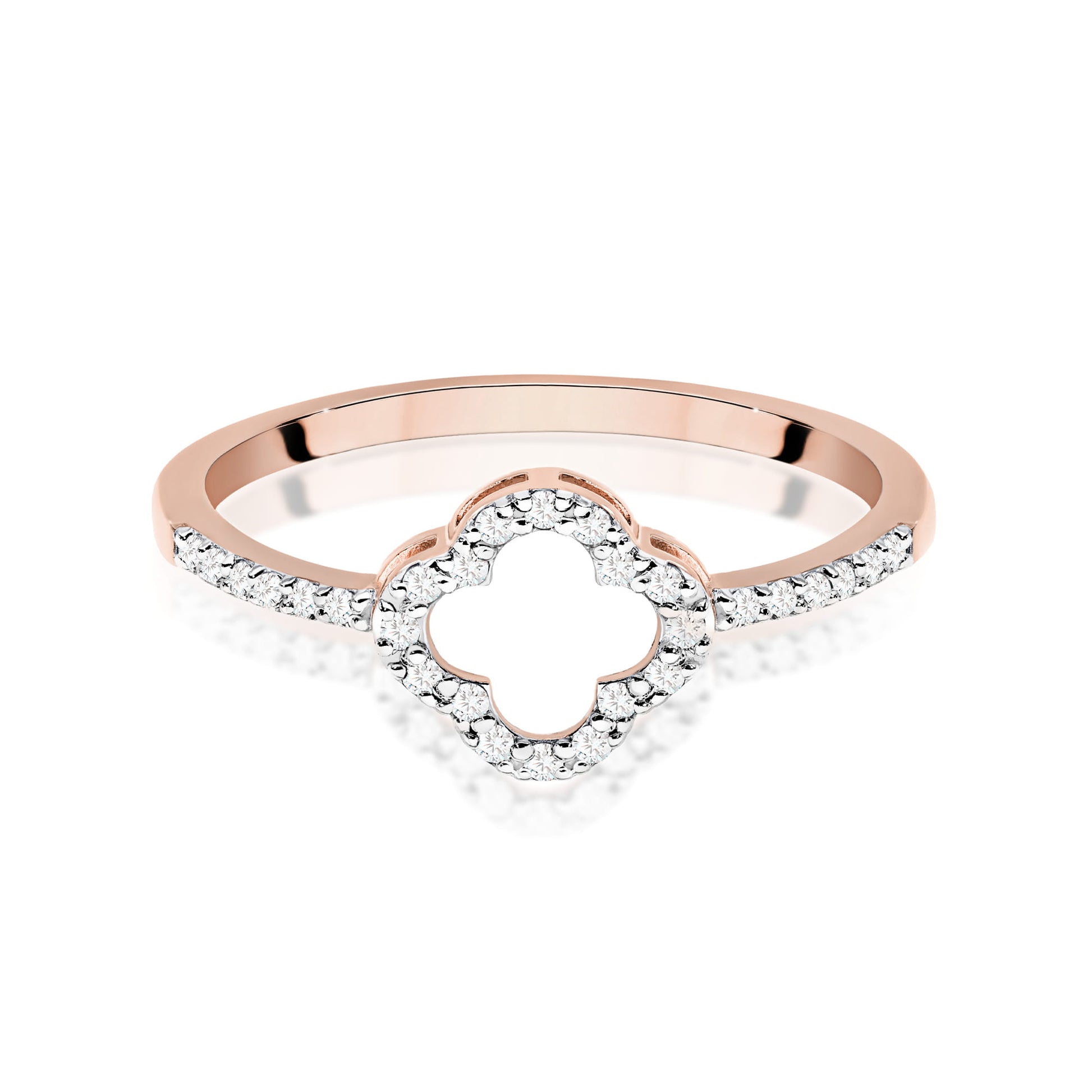 Inel Aur 14K W0686 Diamante 0,14ct