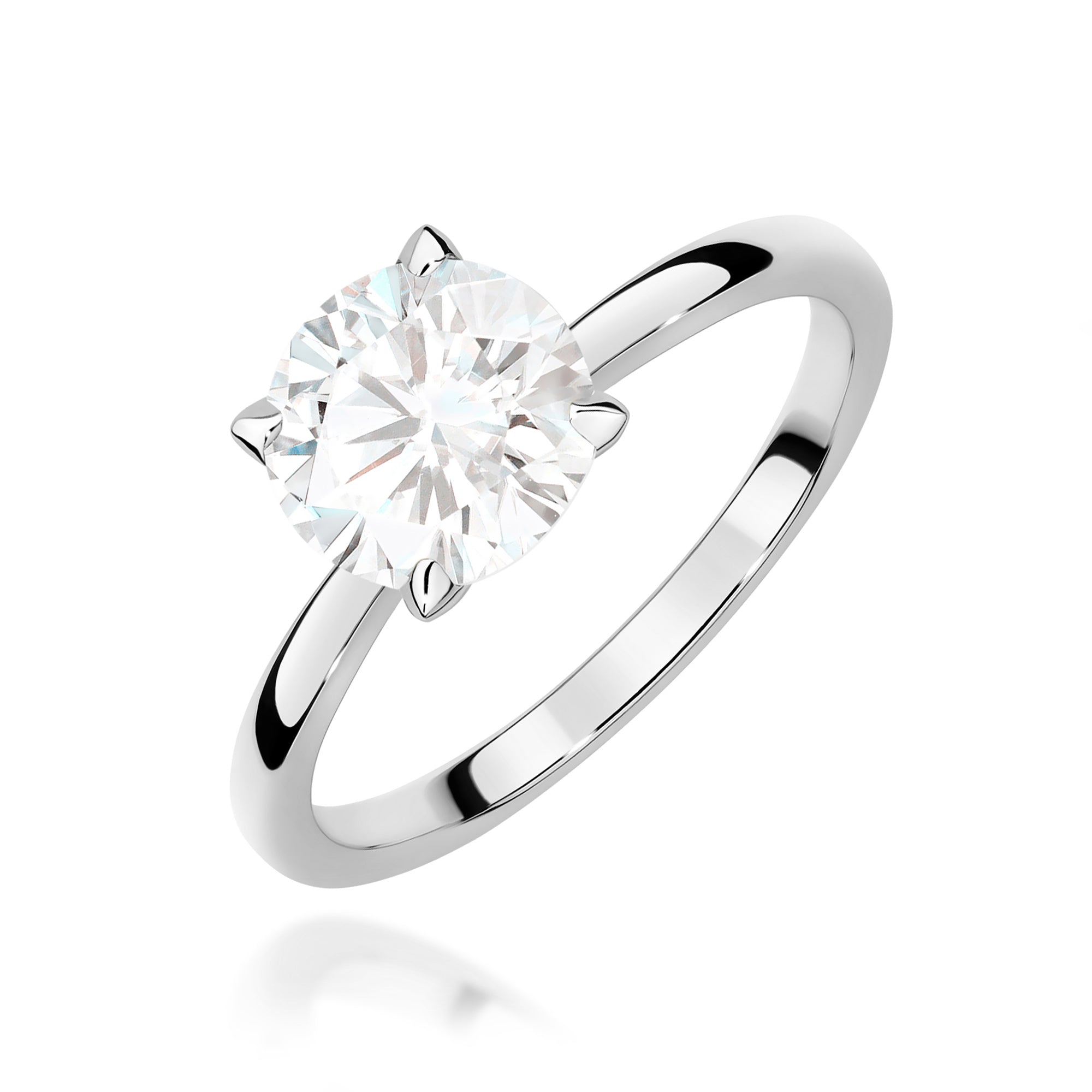 Inel Aur 14K cu Diamant de Laborator 1.50 ct