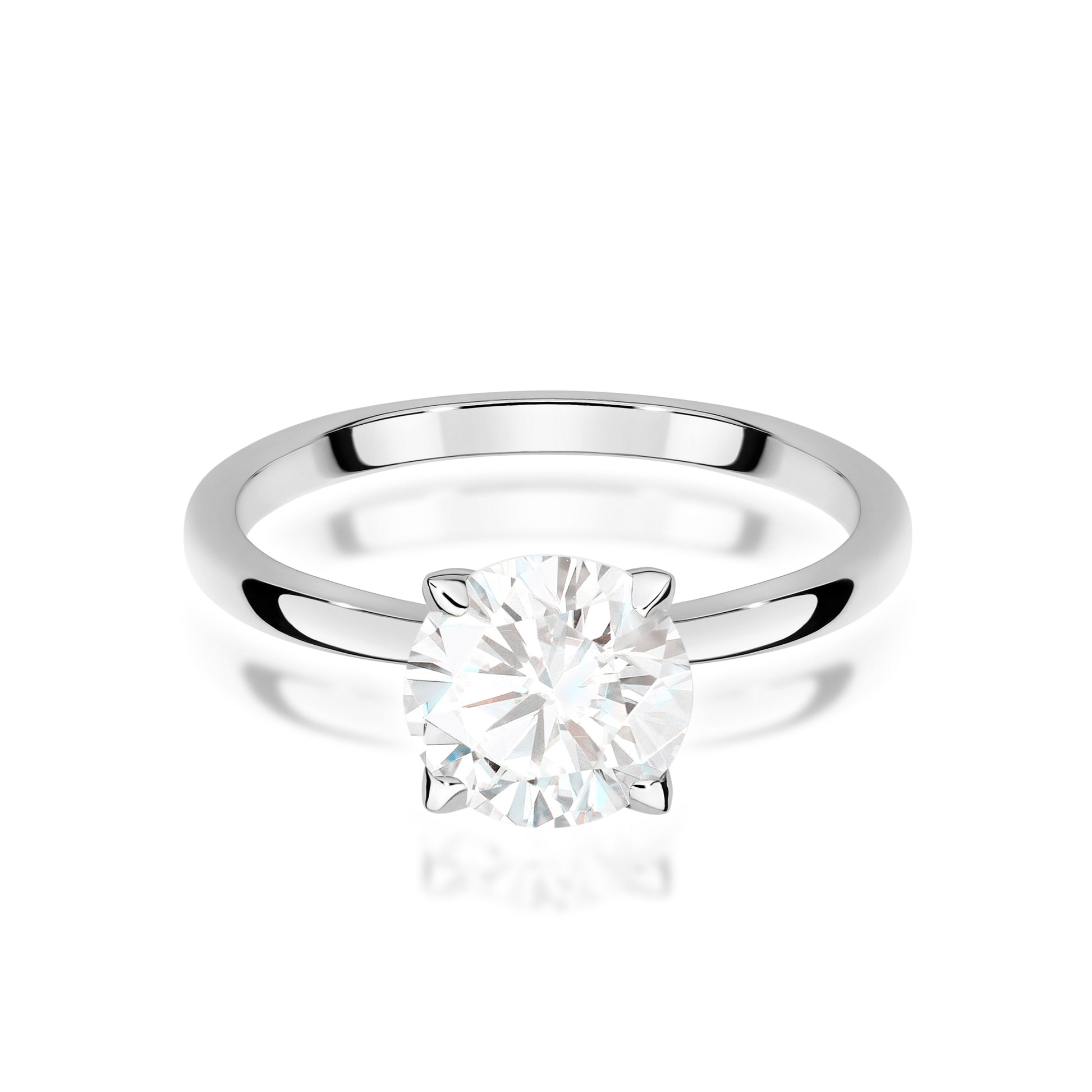 Inel Aur 14K cu Diamant de Laborator 1.50 ct