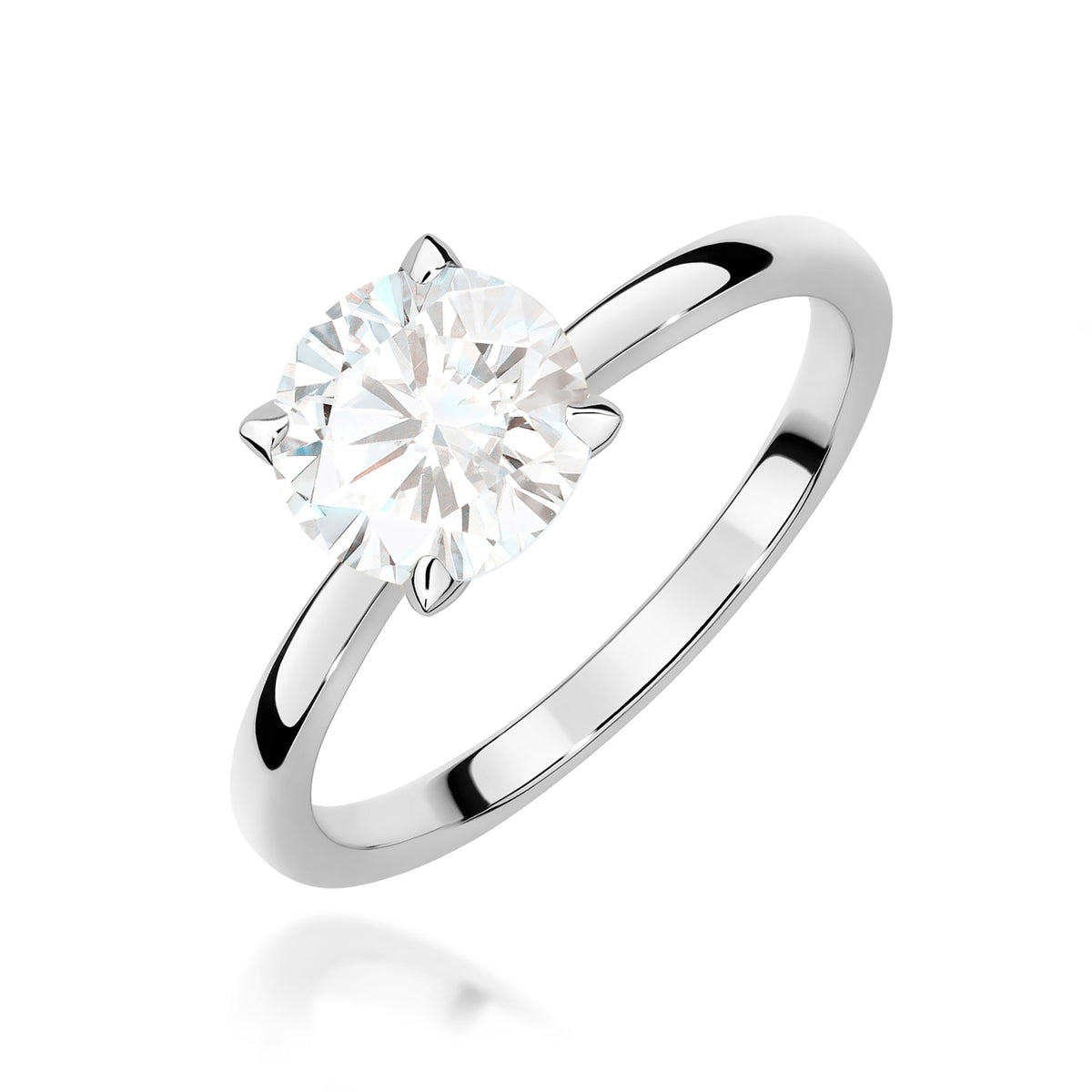 Inel Aur 9K cu Diamant Natural 1.00 ct