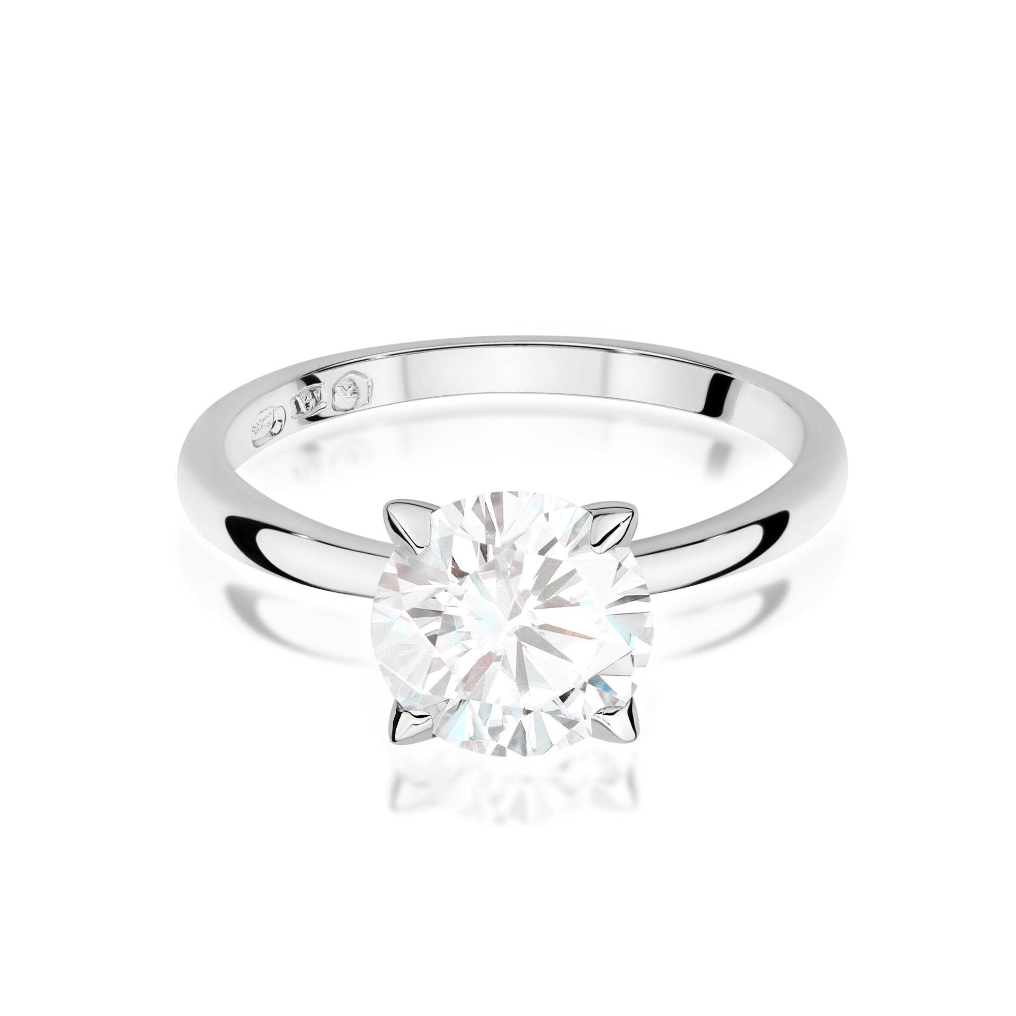 Inel Aur 9K cu Diamant de Laborator 2.00 ct