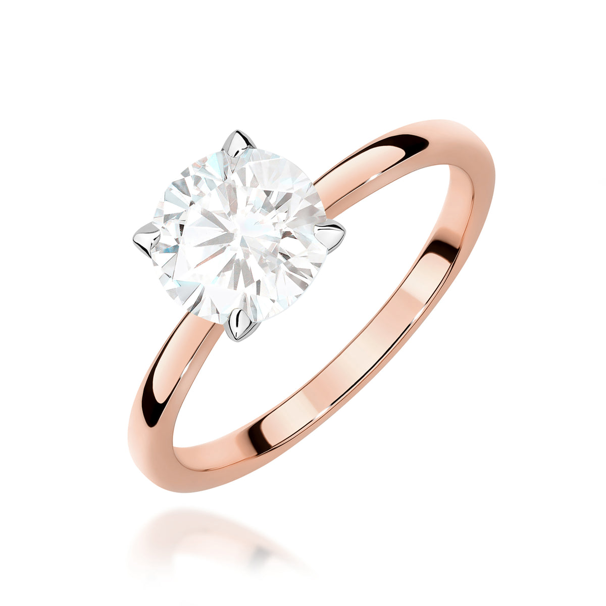 Inel Aur 14K cu Diamant Natural 1.00 ct