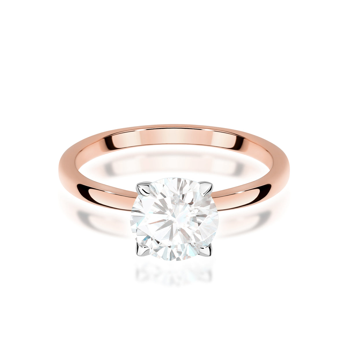 Inel Aur 14K cu Diamant Natural 1.00 ct